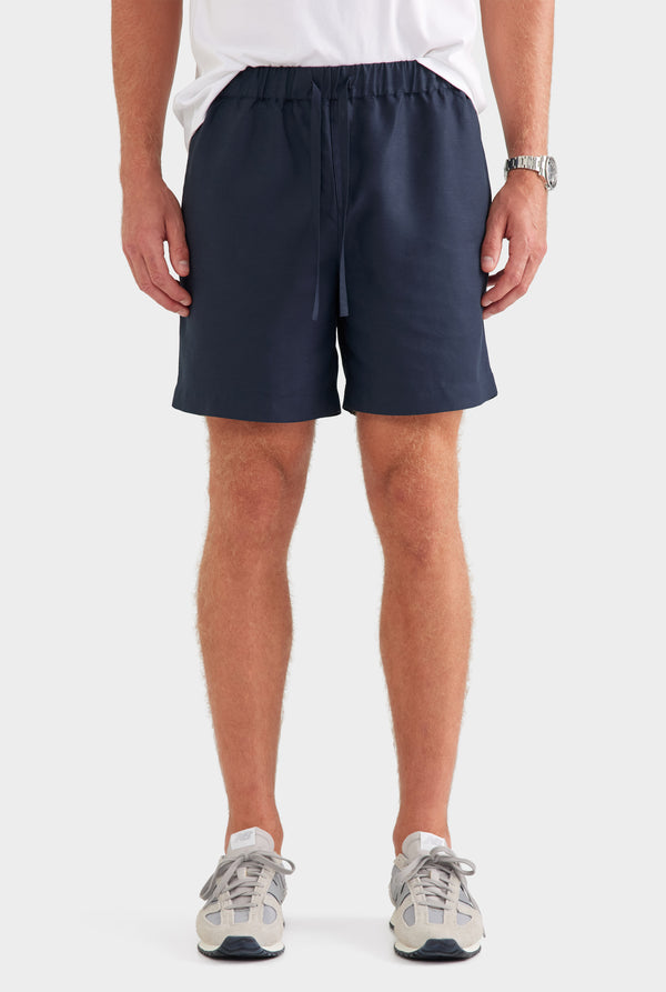 Relaxed Tencel Short - Navy