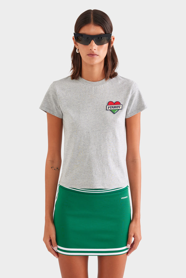 Cotton Baby Tee - Milano/Grey Marl