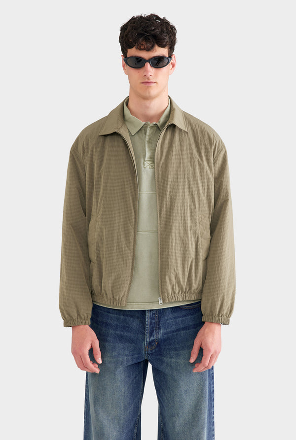 Padded Ripstop Jacket - Olive