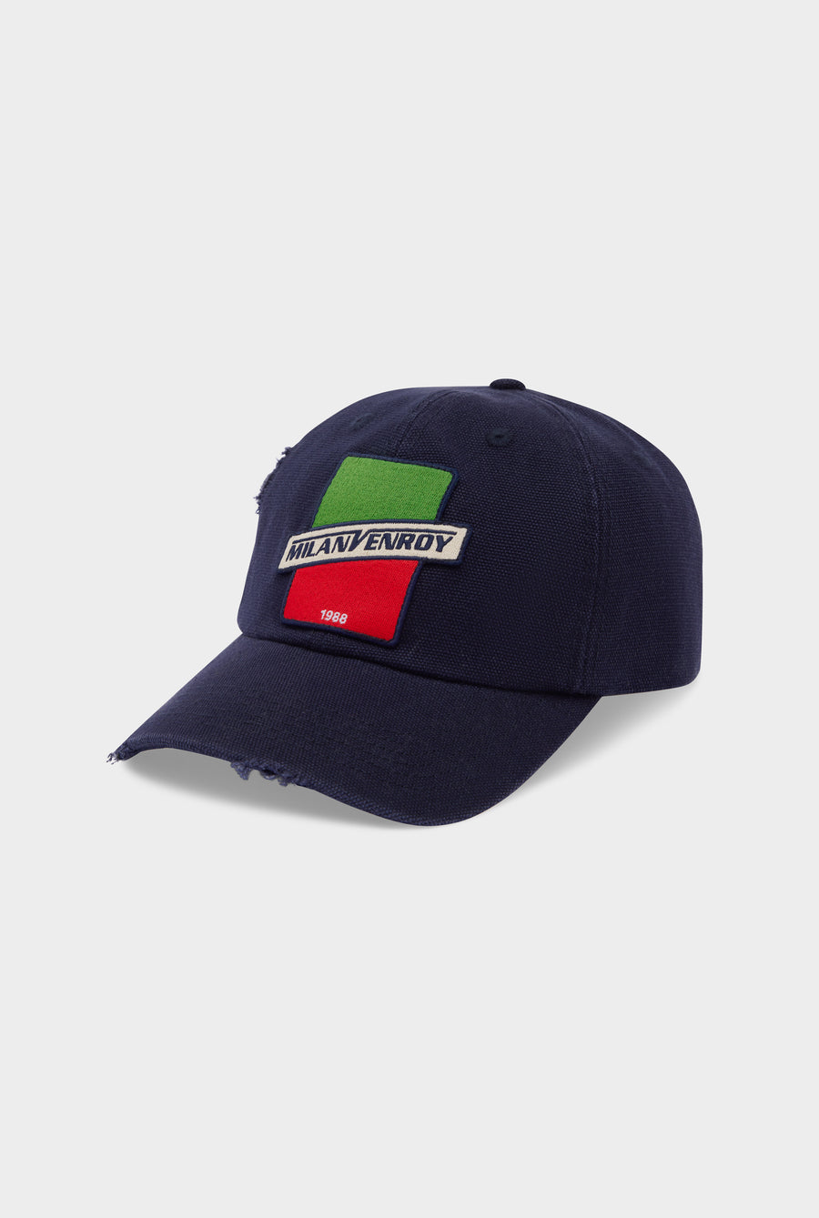 Milano Washed Canvas Cap - Navy