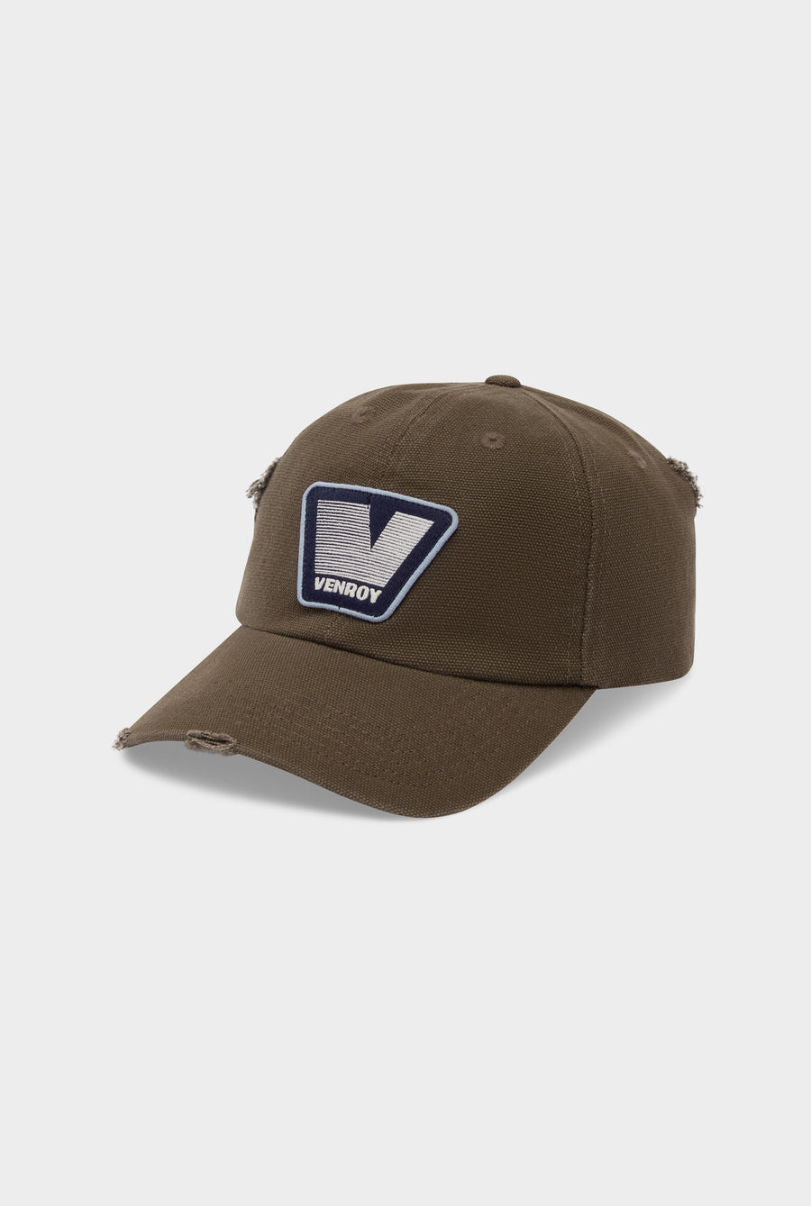 Venroy Washed Canvas Cap - Olive