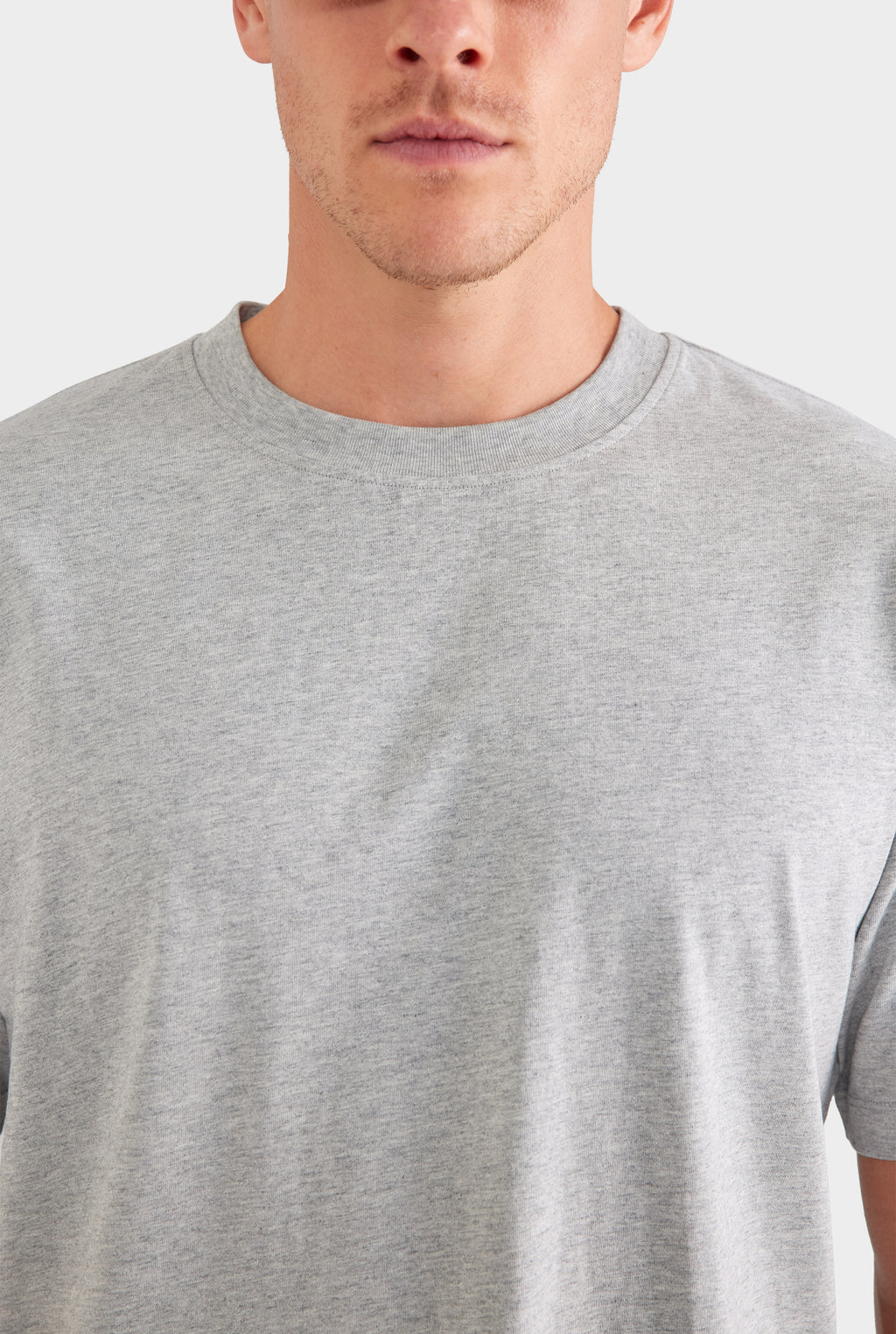 Standard Cotton T Shirt - Grey Marl