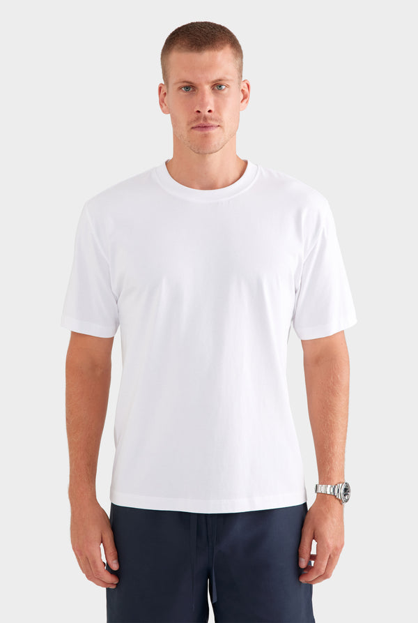Standard Cotton T Shirt - White