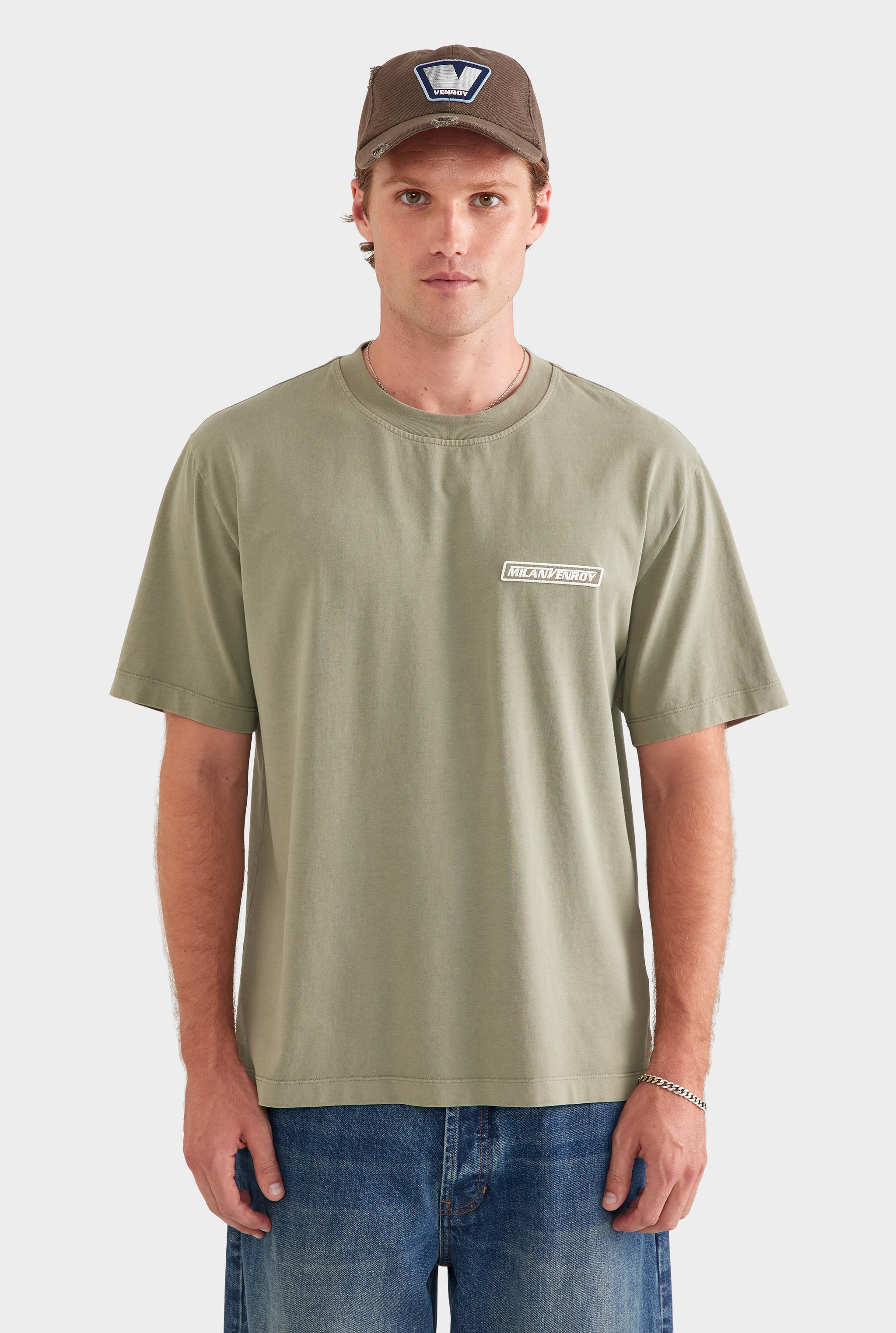 Standard Cotton T Shirt - Milano/Smokey Olive