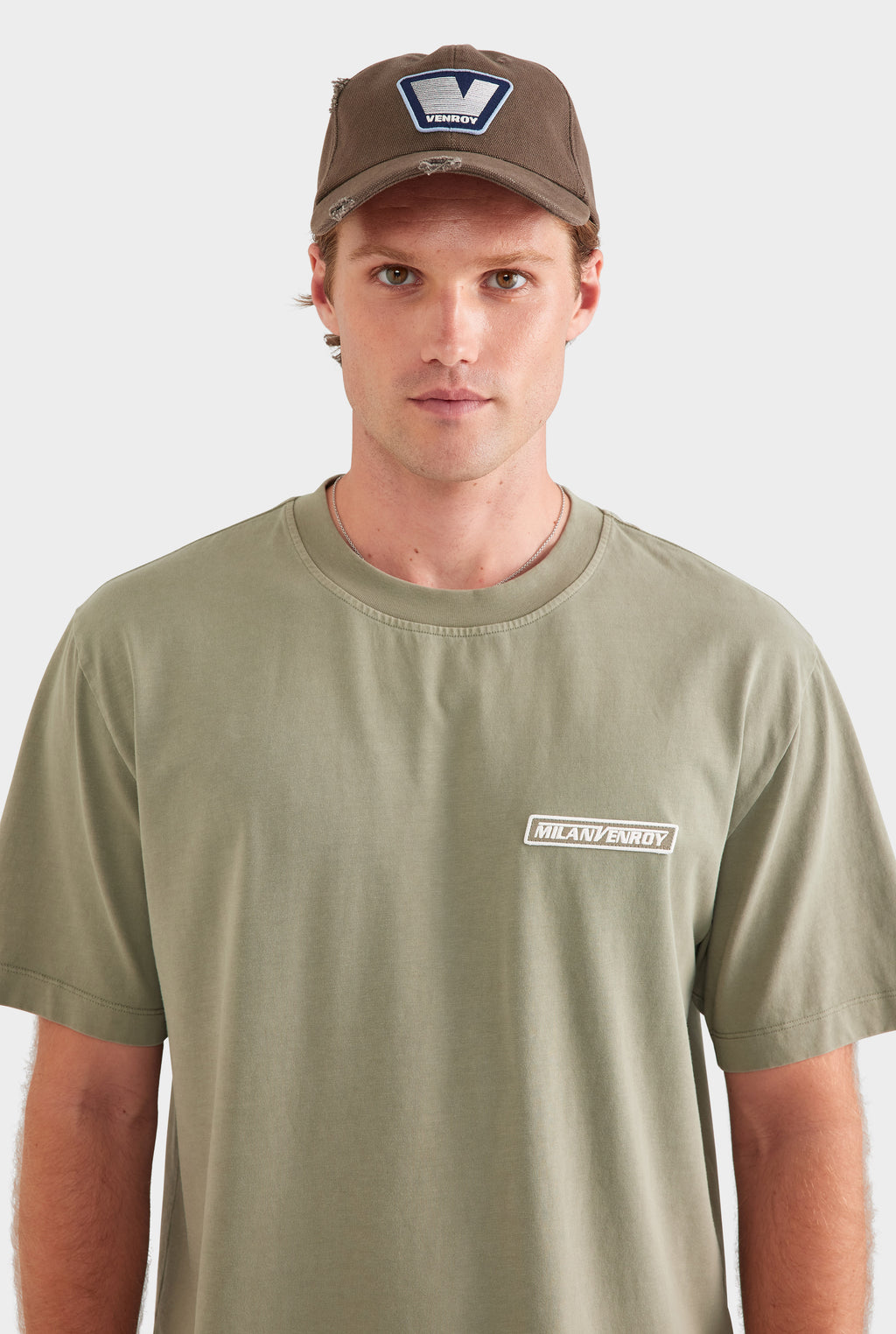 Standard Cotton T Shirt - Milano/Smokey Olive