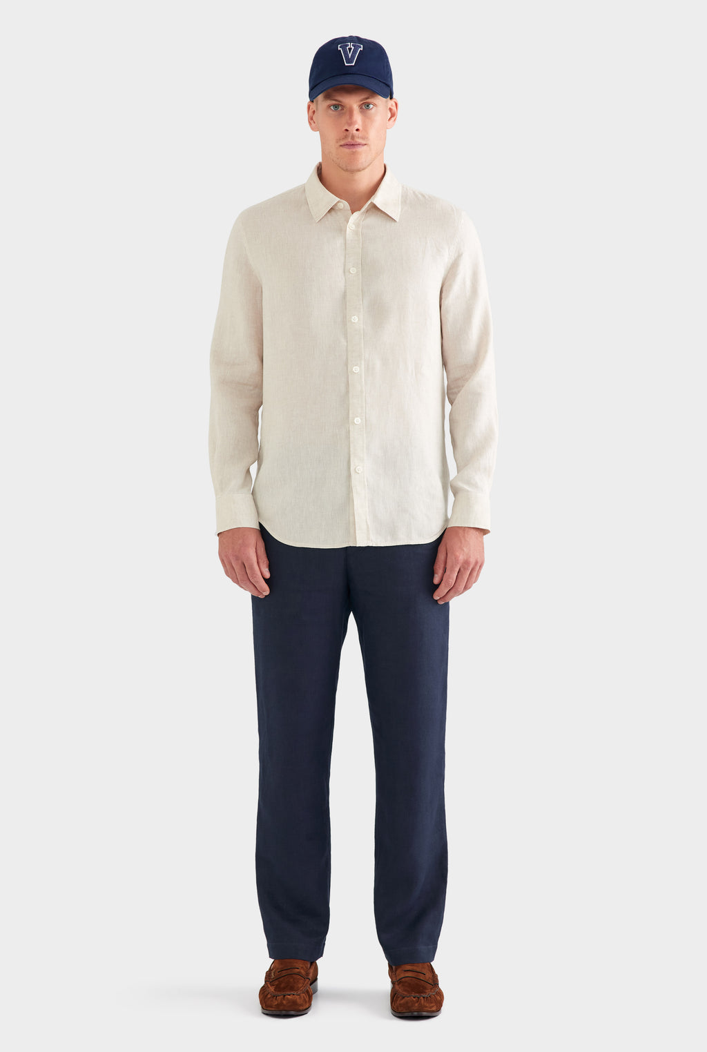Relaxed Linen Shirt - Sand