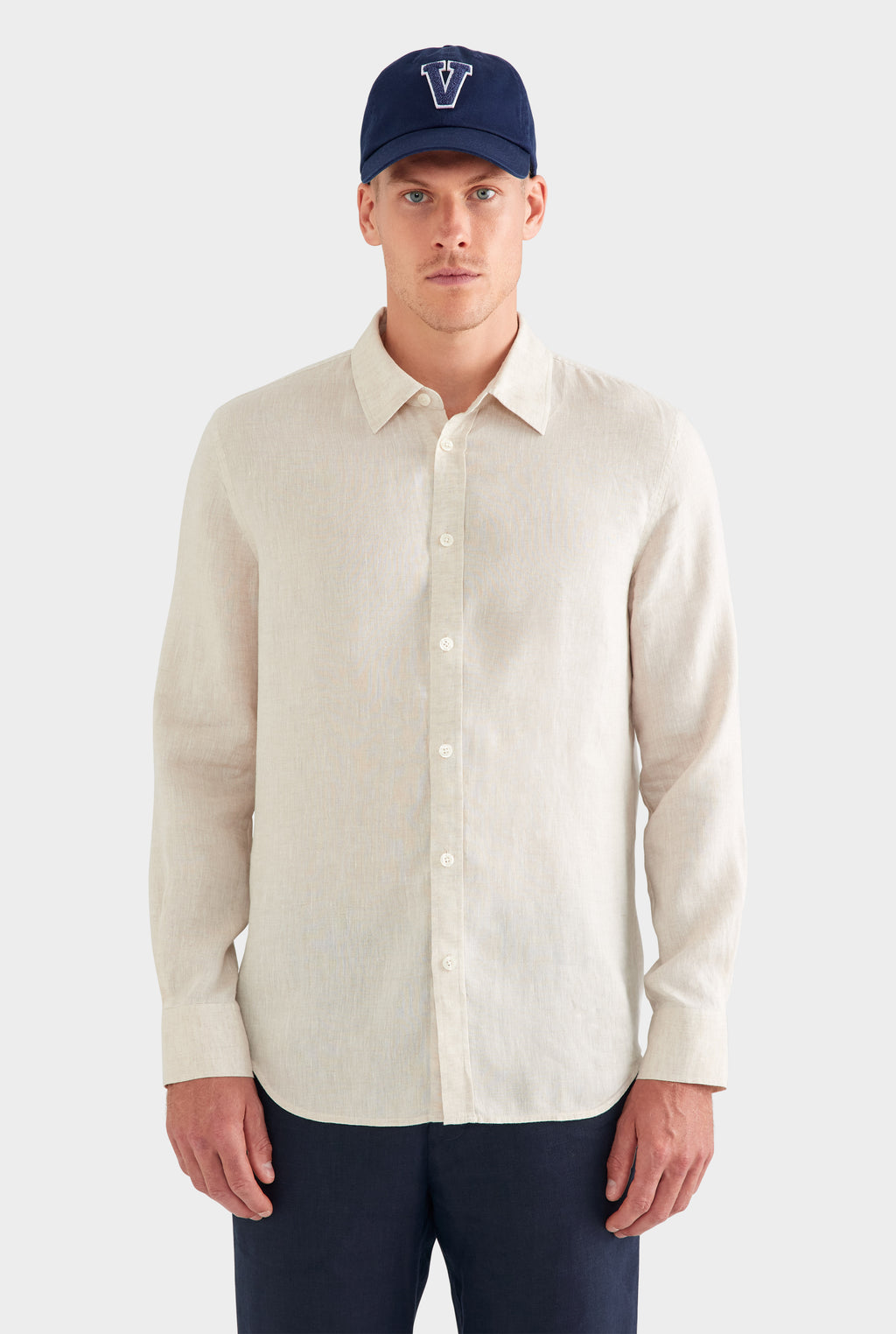Relaxed Linen Shirt - Sand