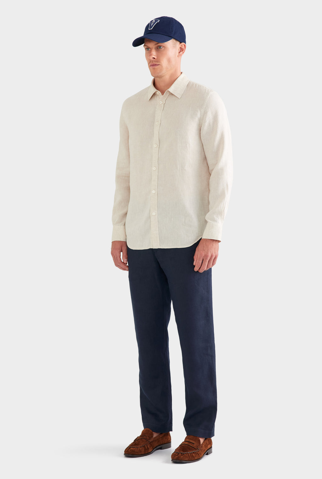 Relaxed Linen Shirt - Sand
