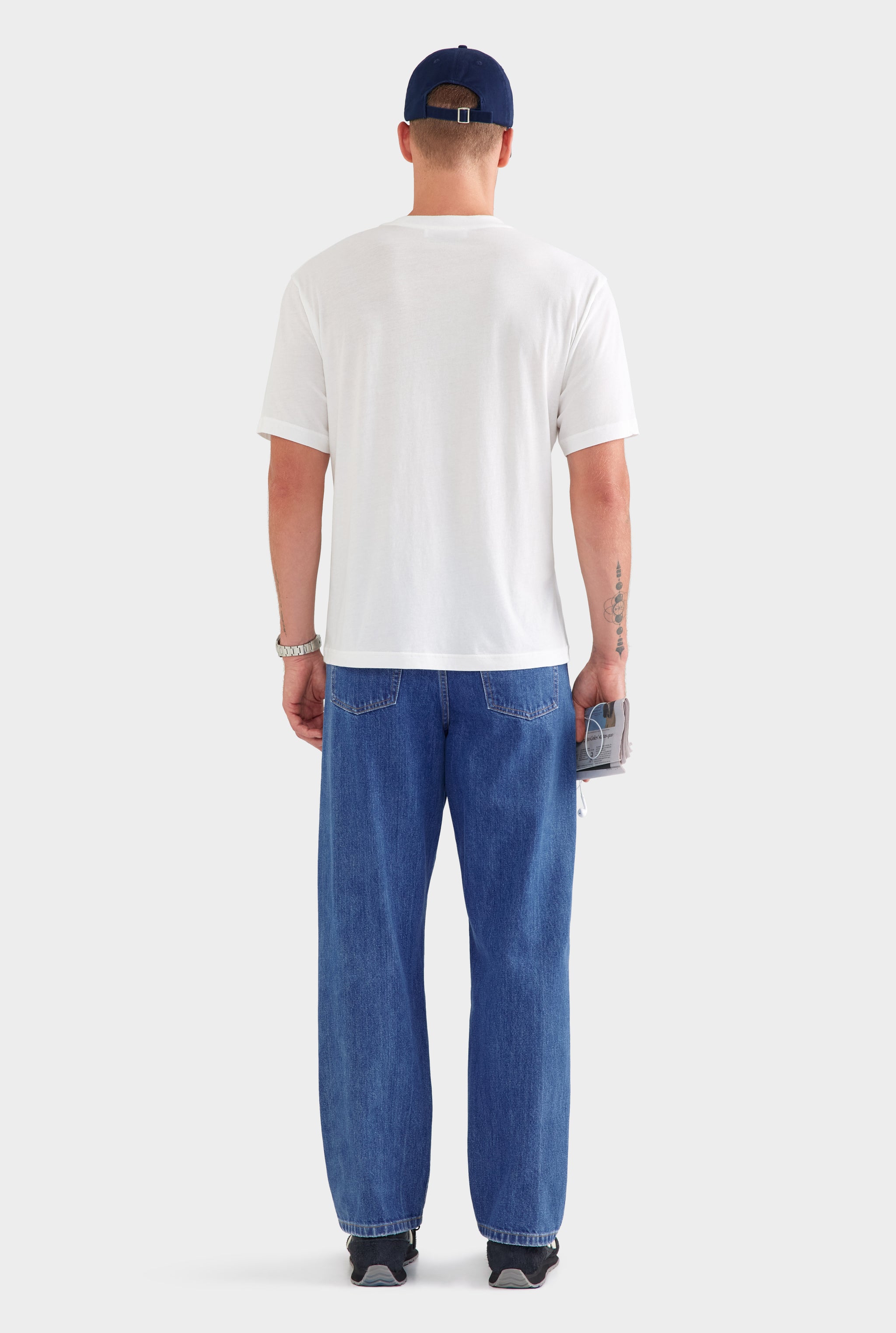 Lightweight Standard Cotton T Shirt - White