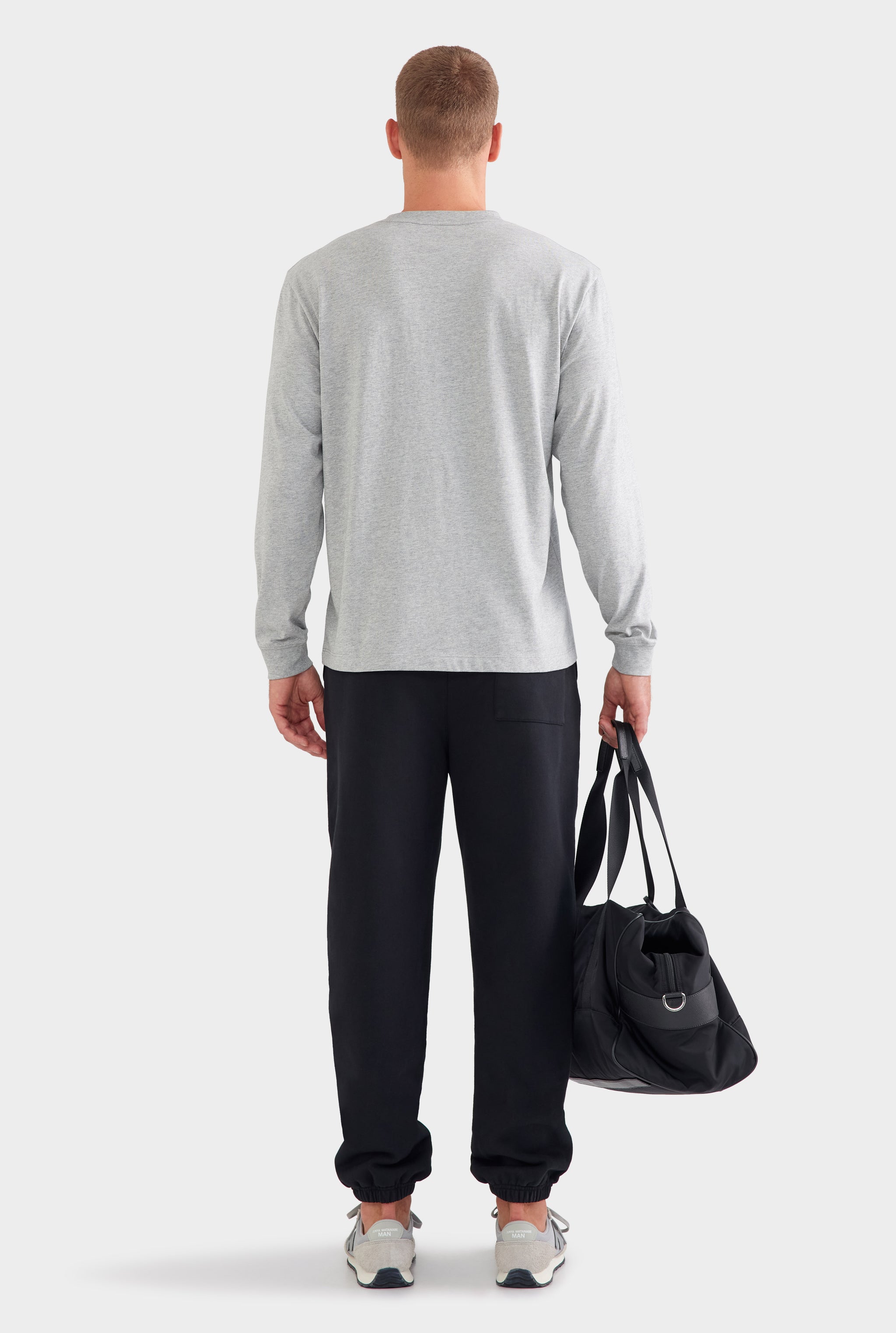 Standard Long Sleeve T Shirt - Grey Marl