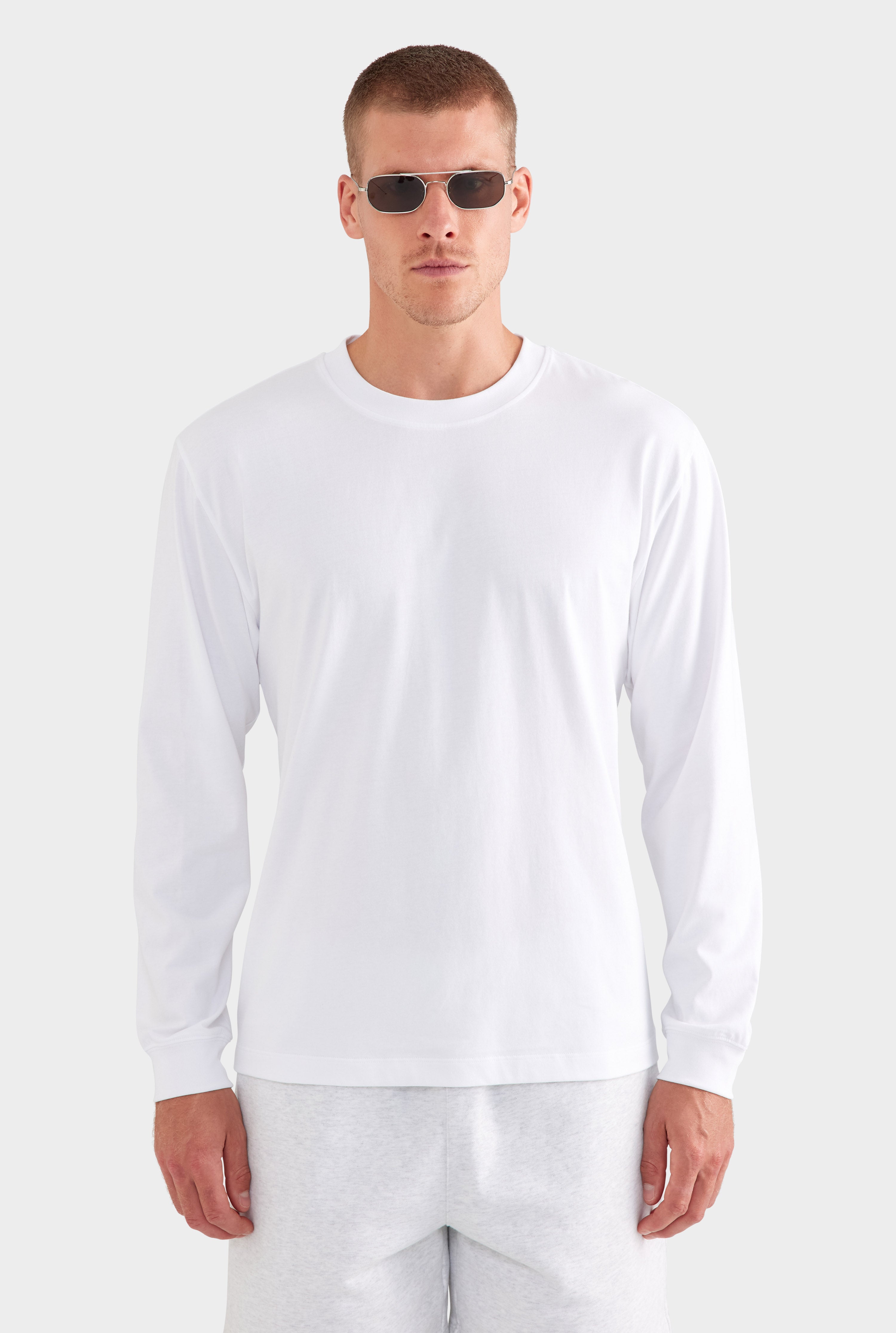 Standard Long Sleeve T Shirt - White