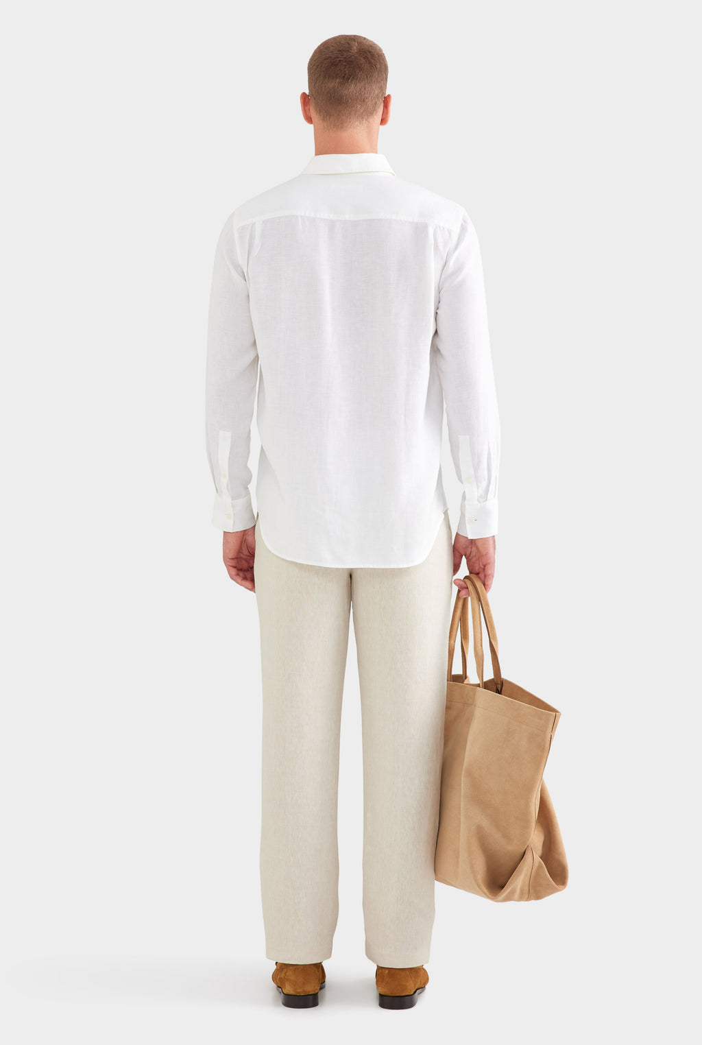 Relaxed Linen Shirt - White