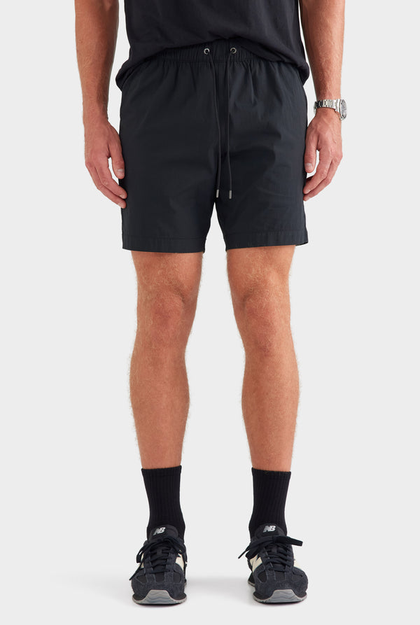 Cotton Stretch Short - Black