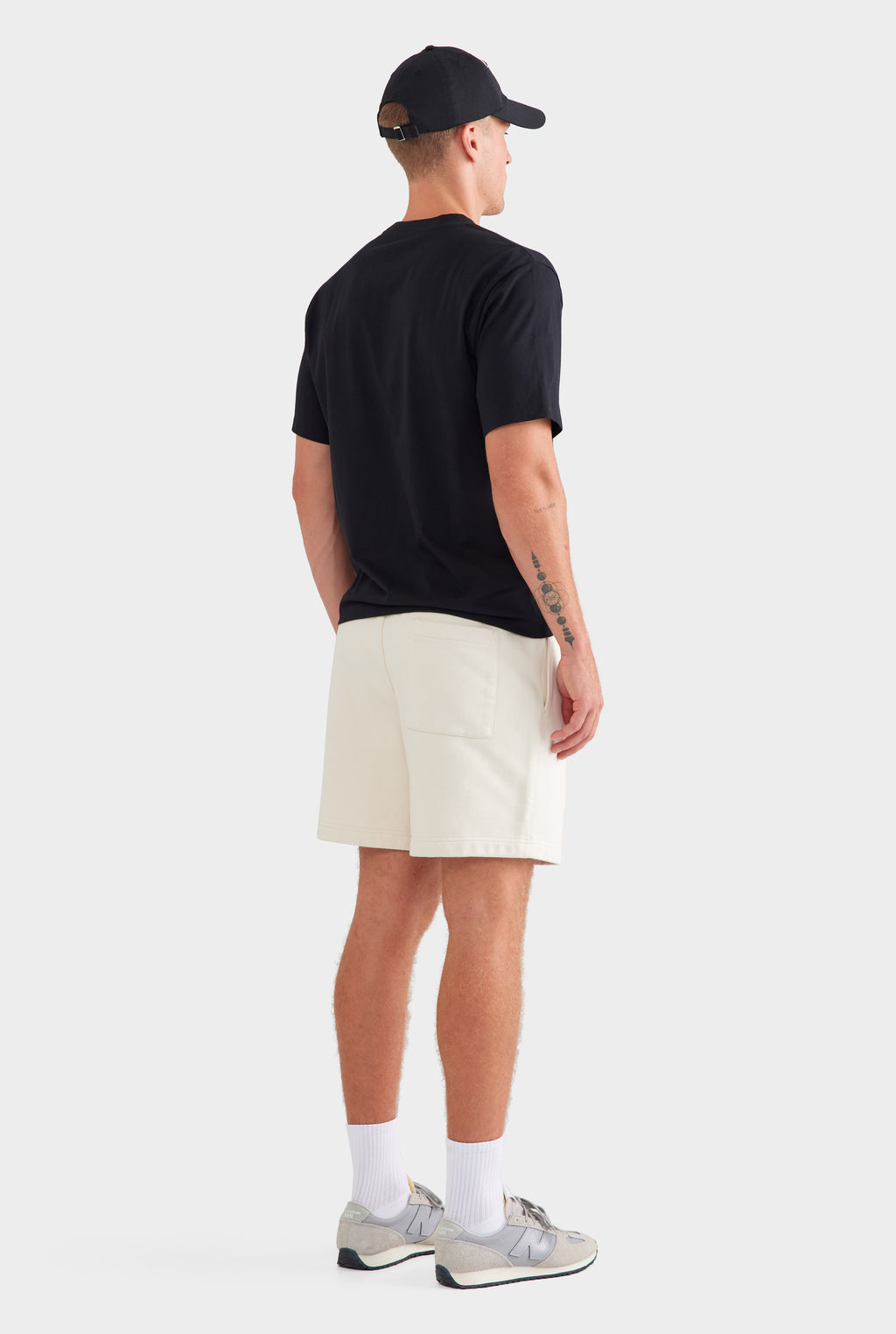 Fleece Track Short - Cream