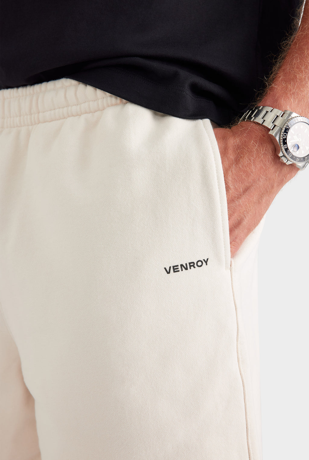 Fleece Track Short - Cream