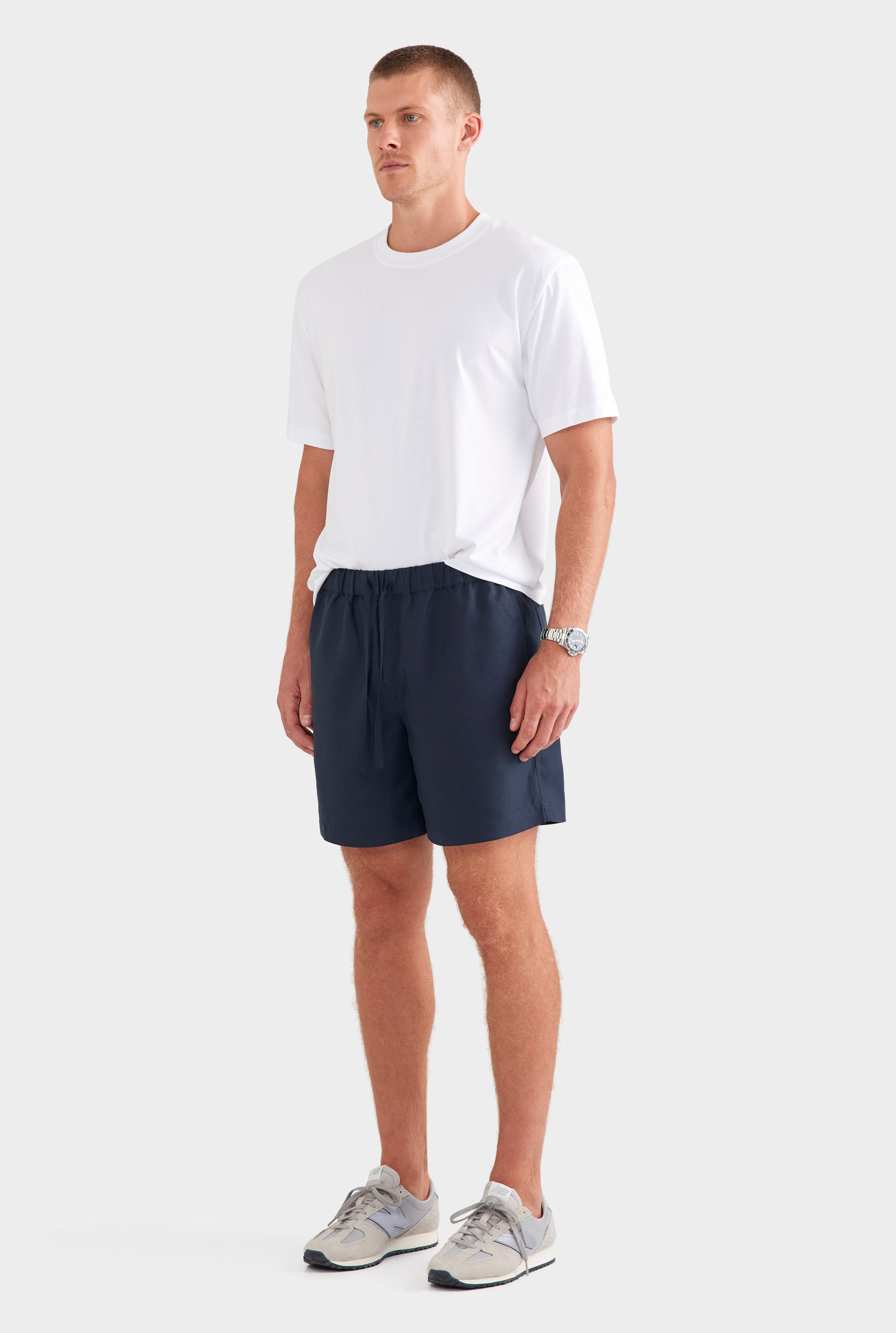 Relaxed Tencel Short - Navy