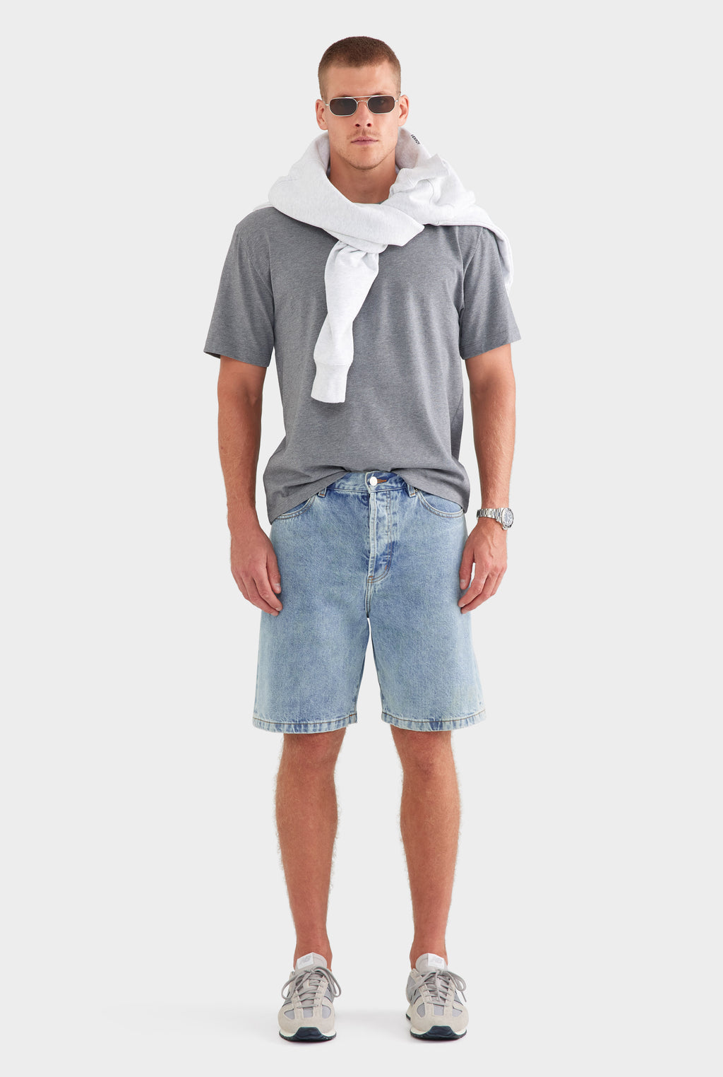 Denim Bermuda Short - Light Blue