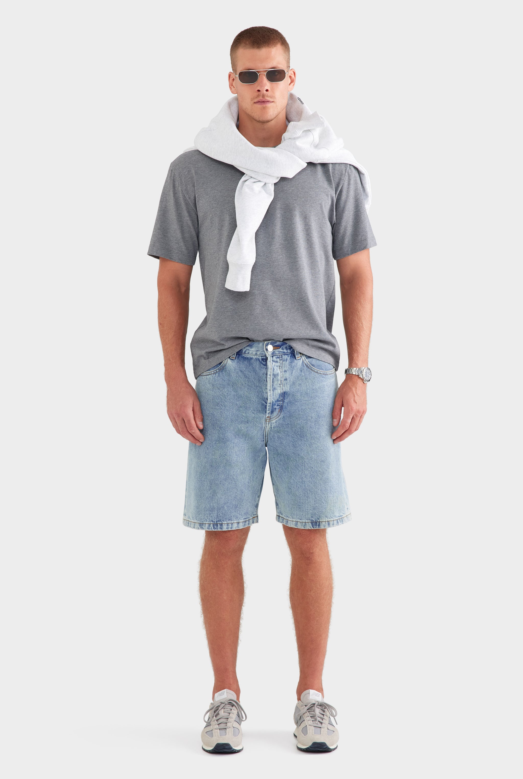 Denim Bermuda Short - Light Blue