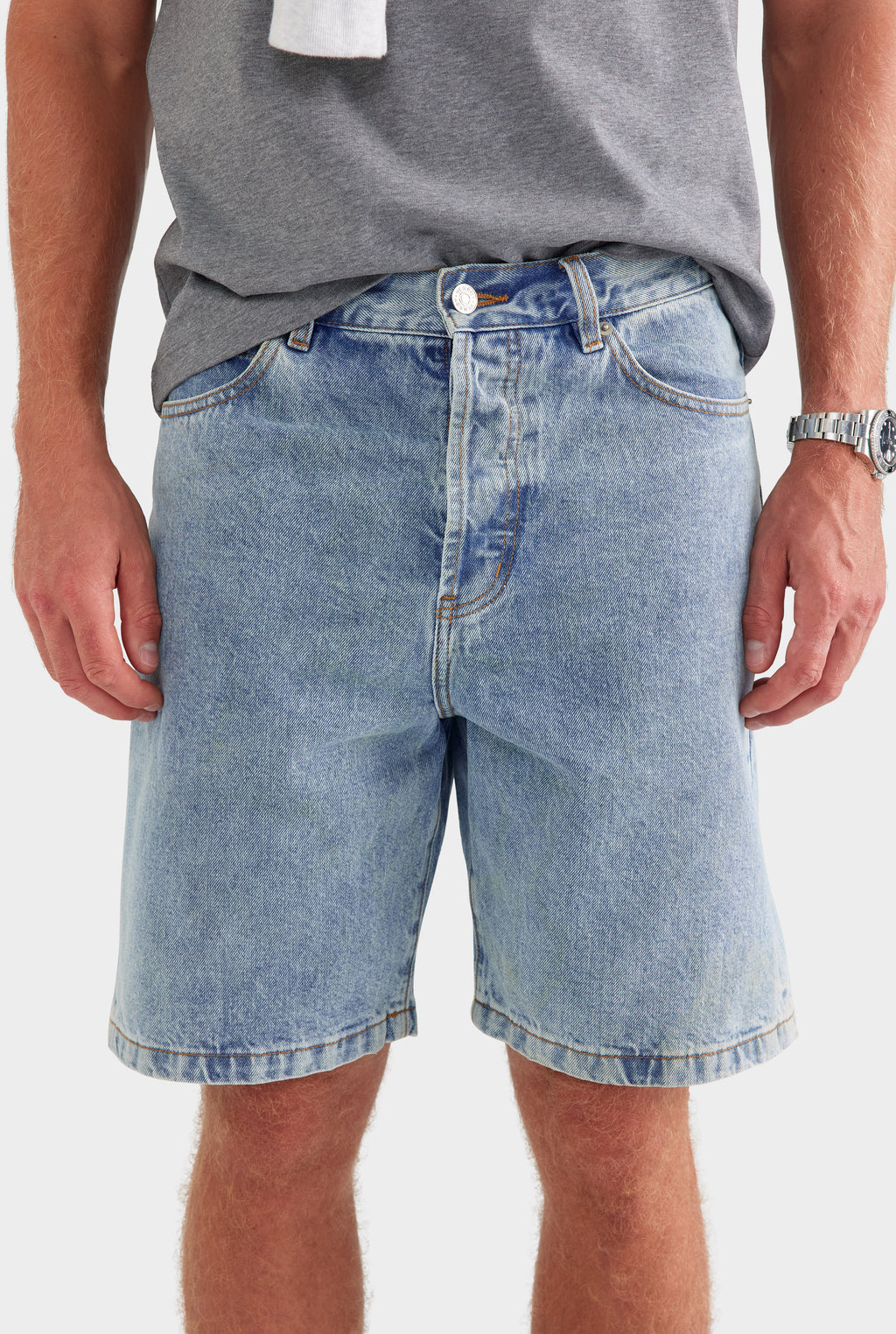 Denim Bermuda Short - Light Blue