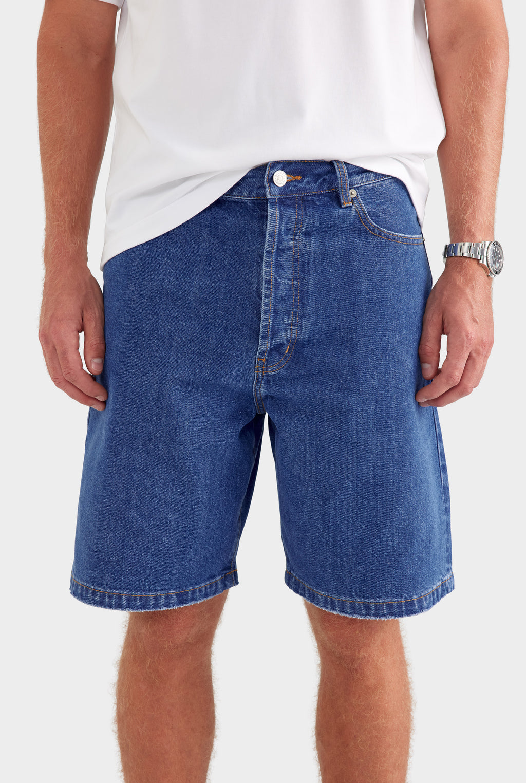 Denim Short - Mid Blue