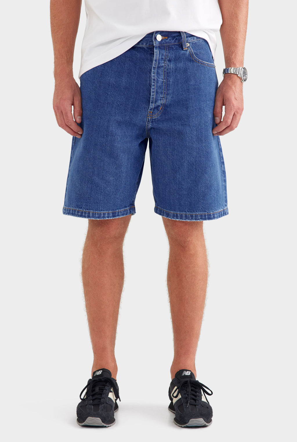 Denim Short - Mid Blue