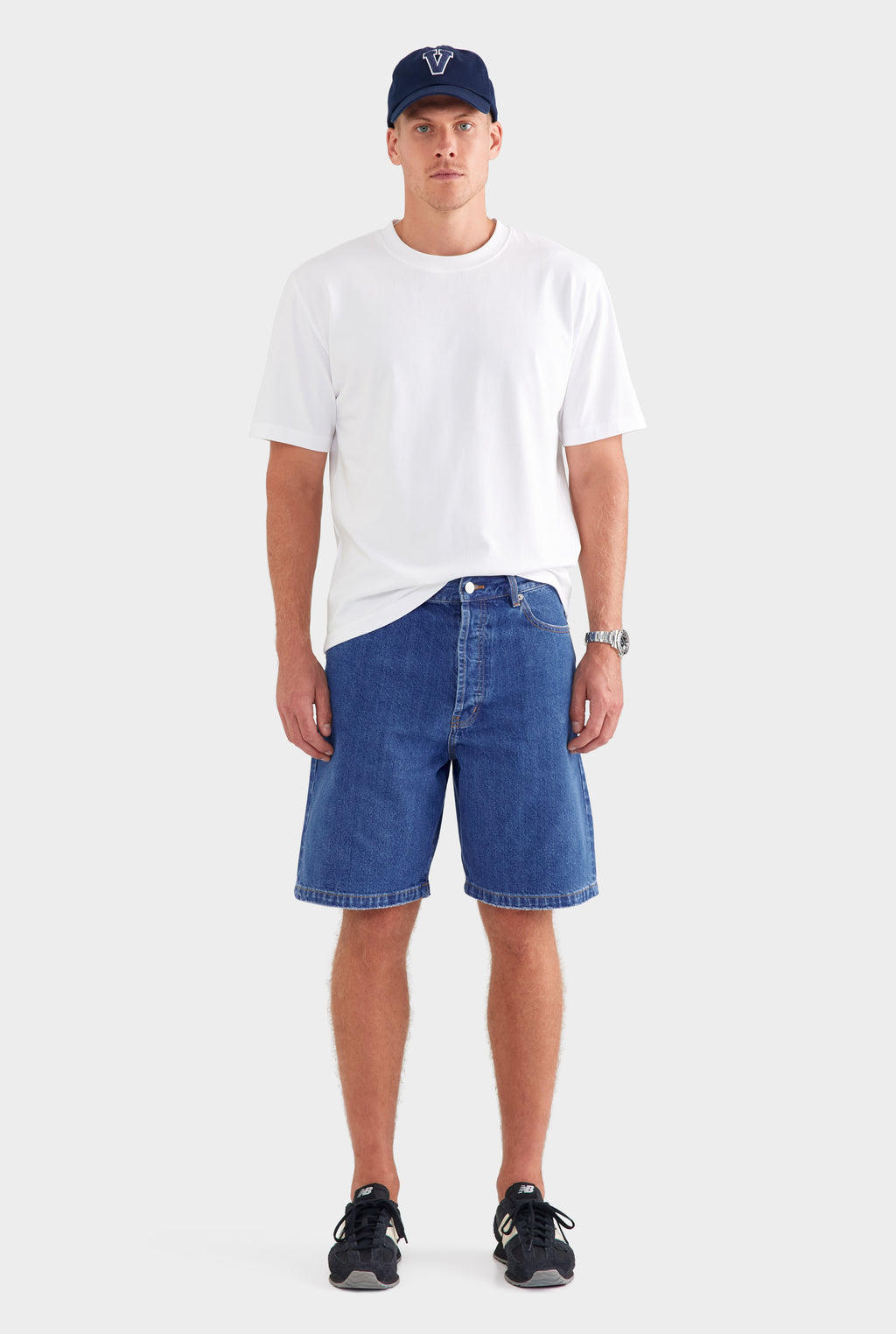 Denim Short - Mid Blue