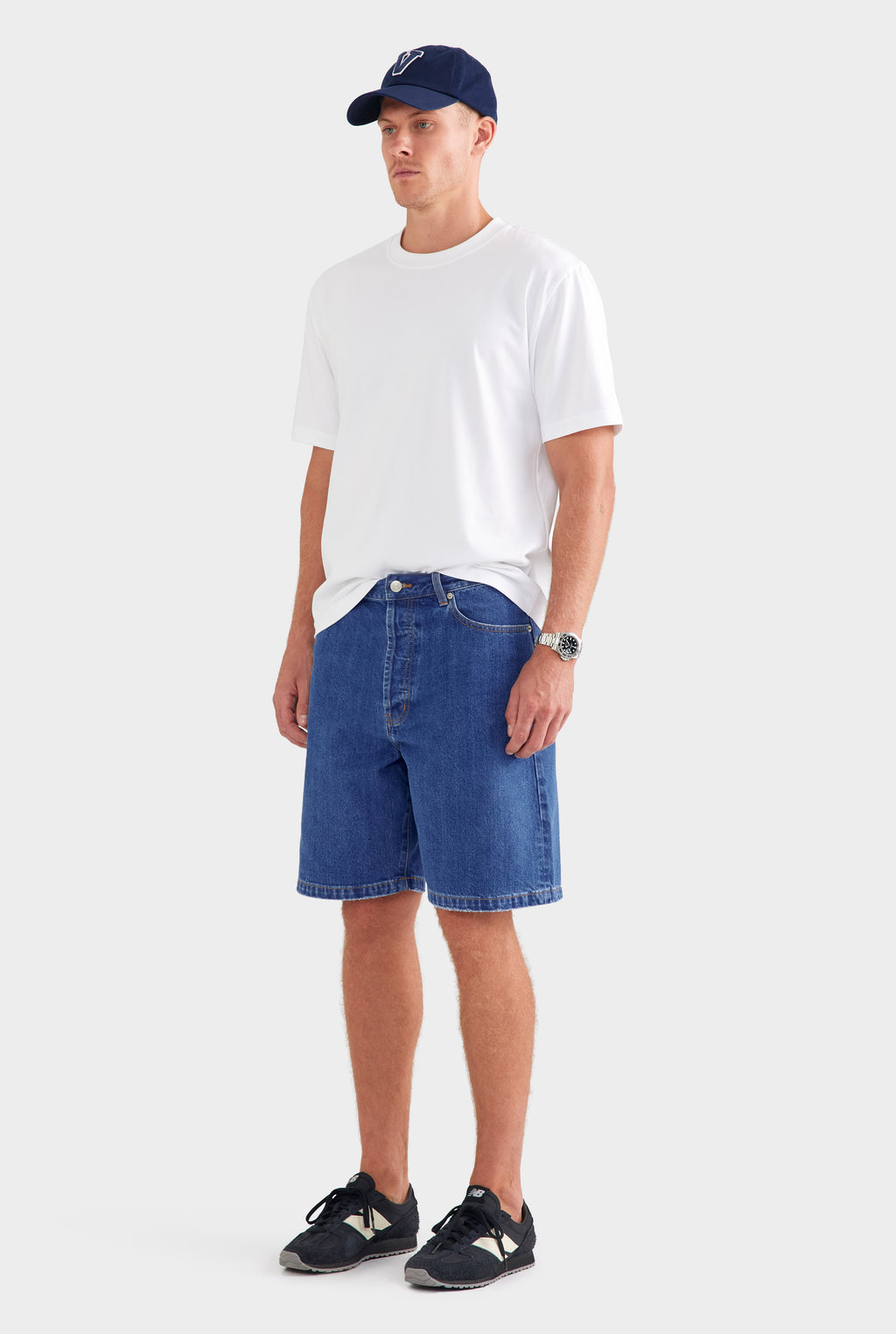 Denim Short - Mid Blue