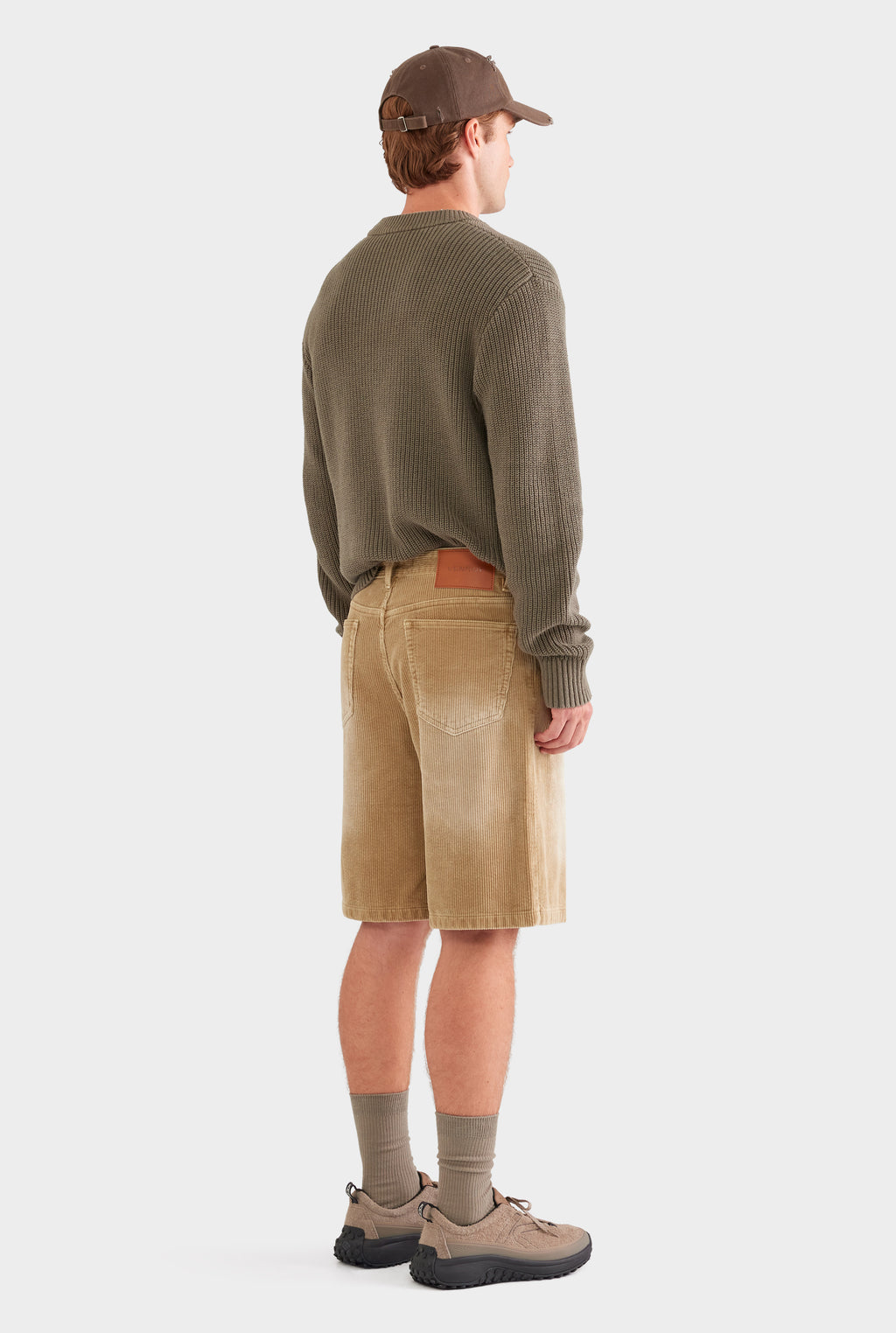 Corduroy Short - Washed Beige