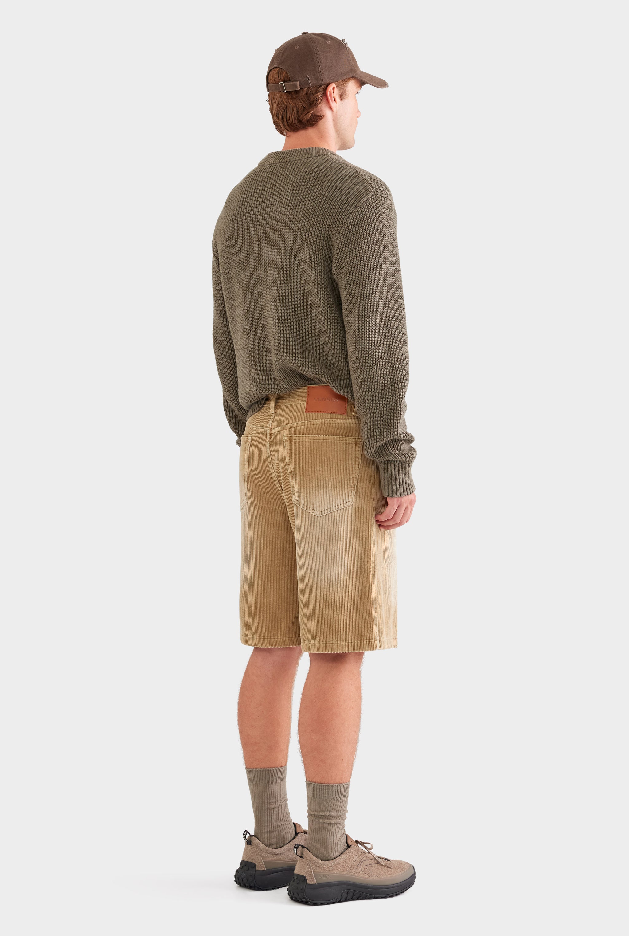 Corduroy Short - Washed Beige