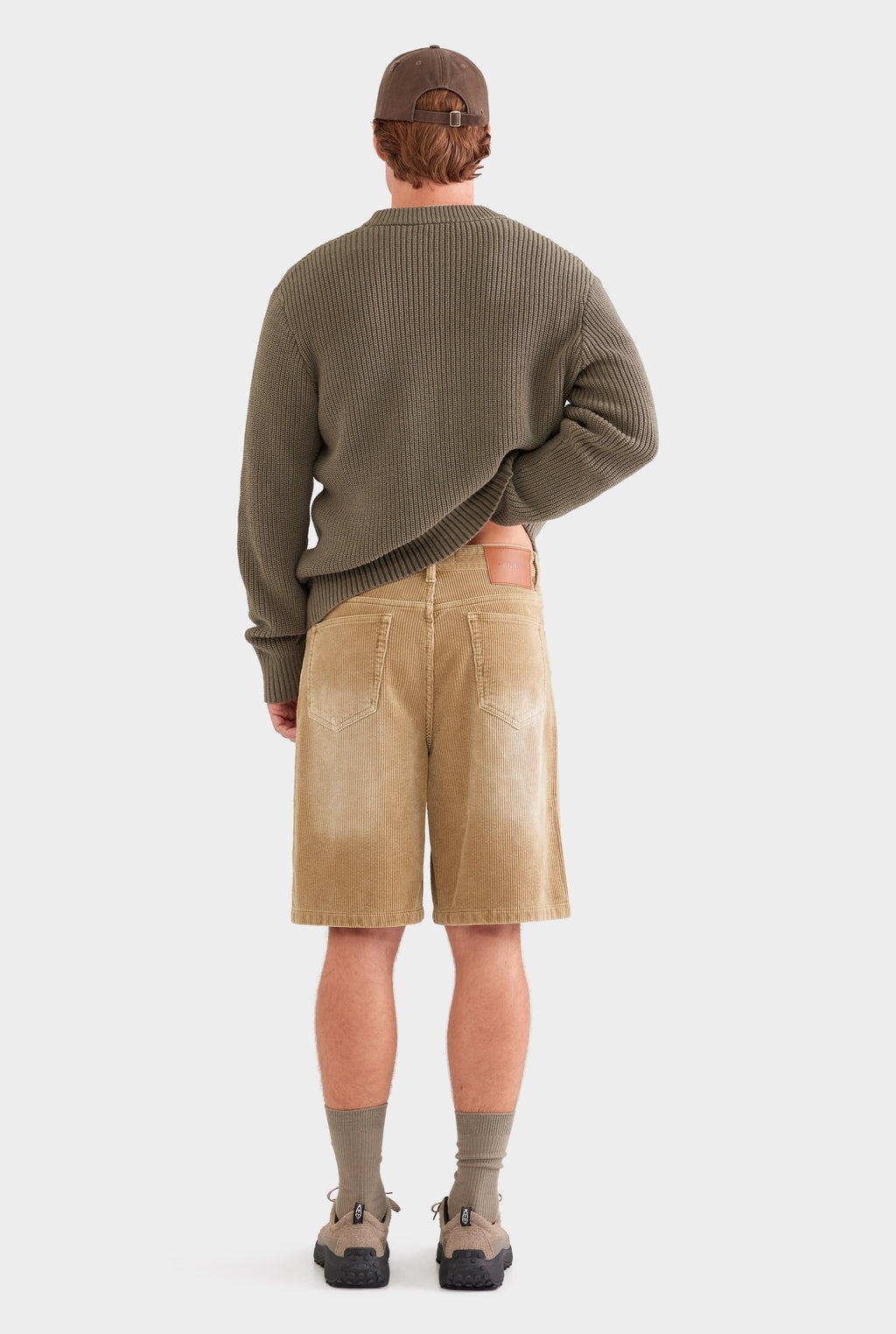 Corduroy Short - Washed Beige