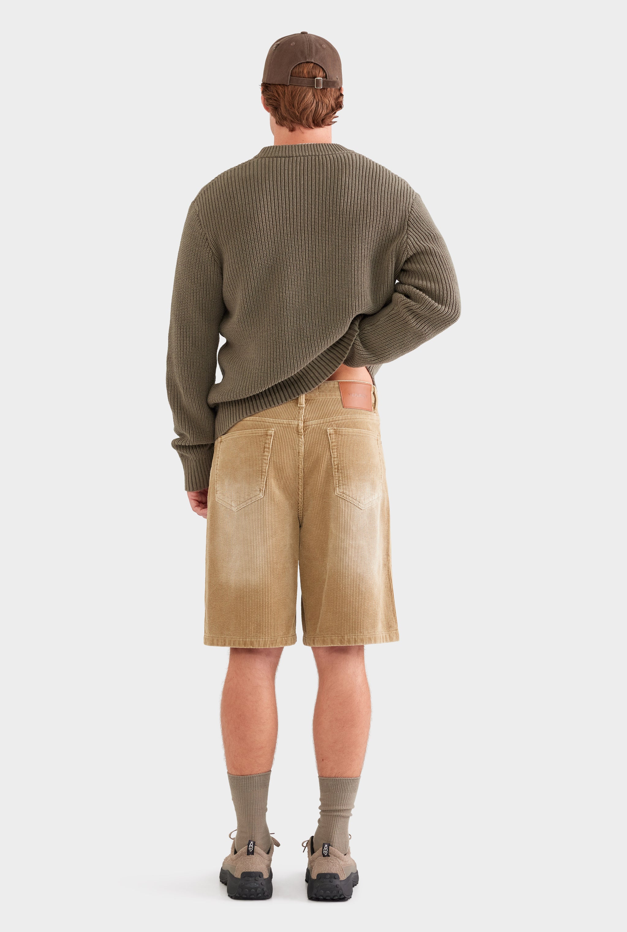 Corduroy Short - Washed Beige