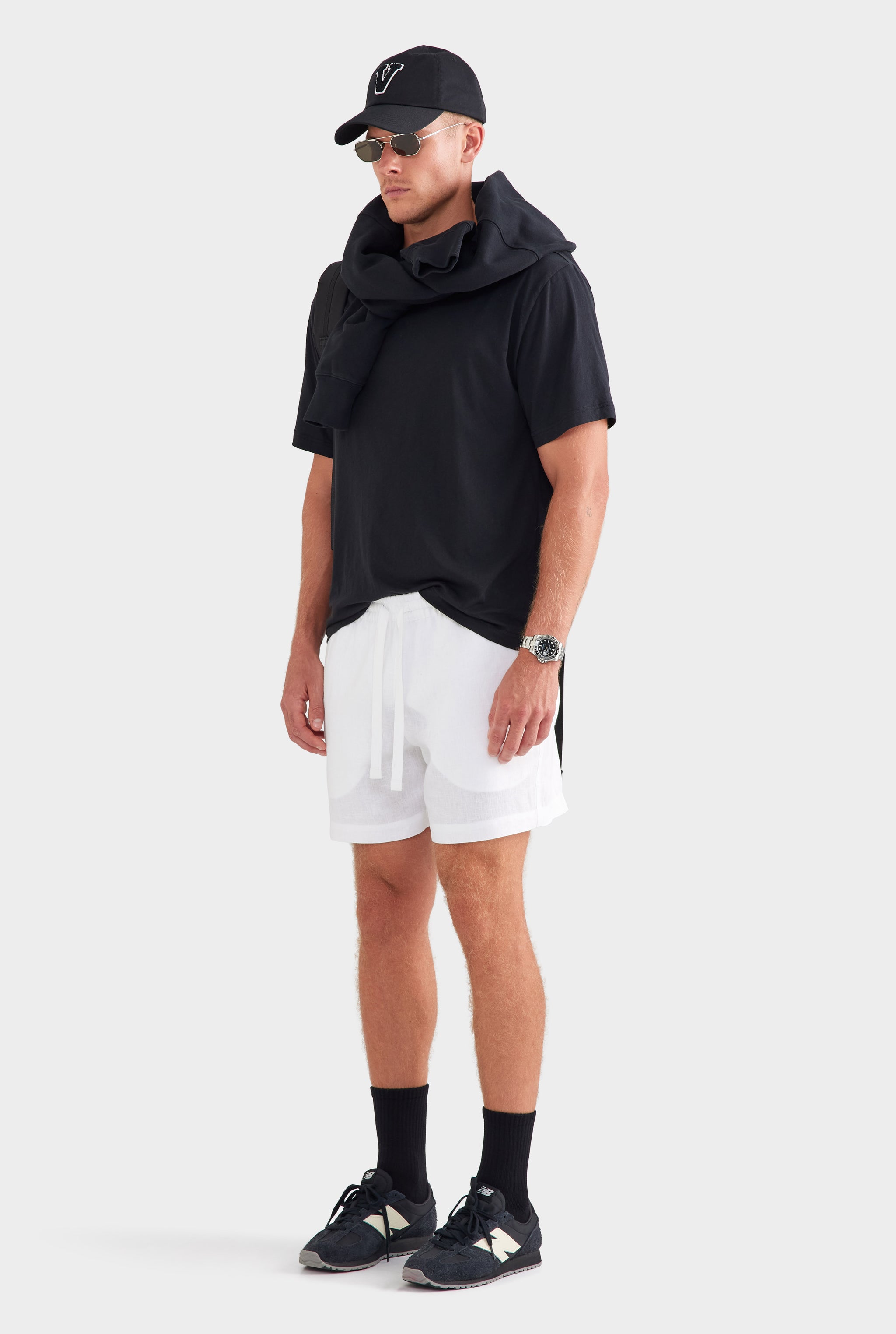 Lounge Short - White