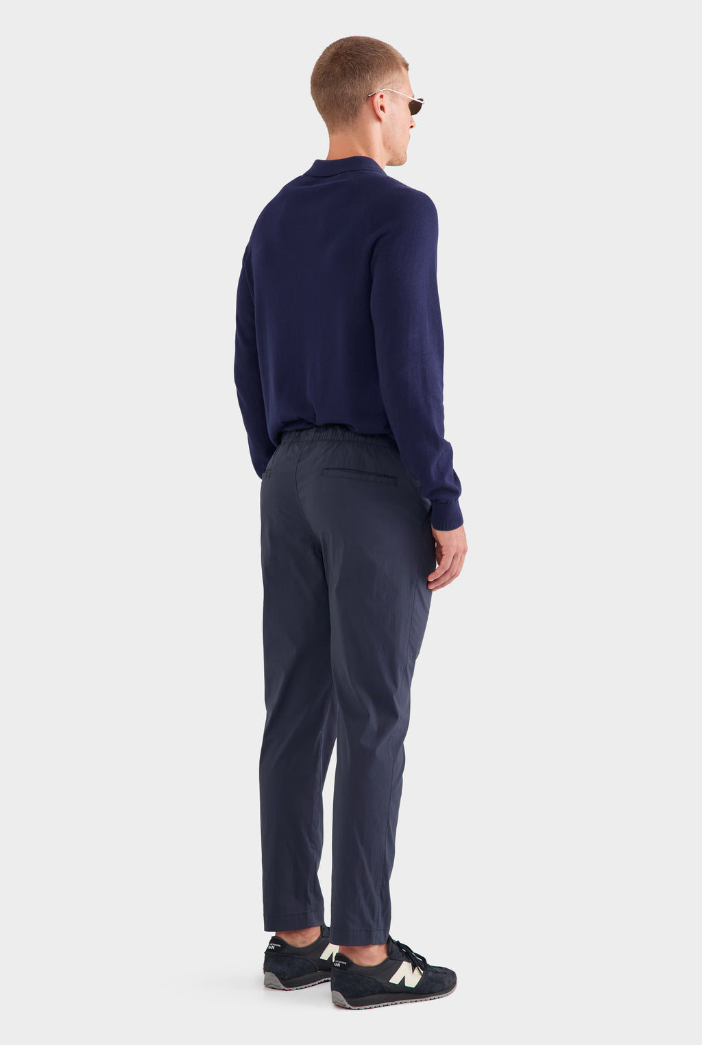 Cotton Stretch Pant - Navy