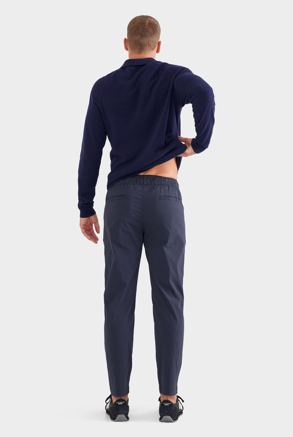 Cotton Stretch Pant - Navy
