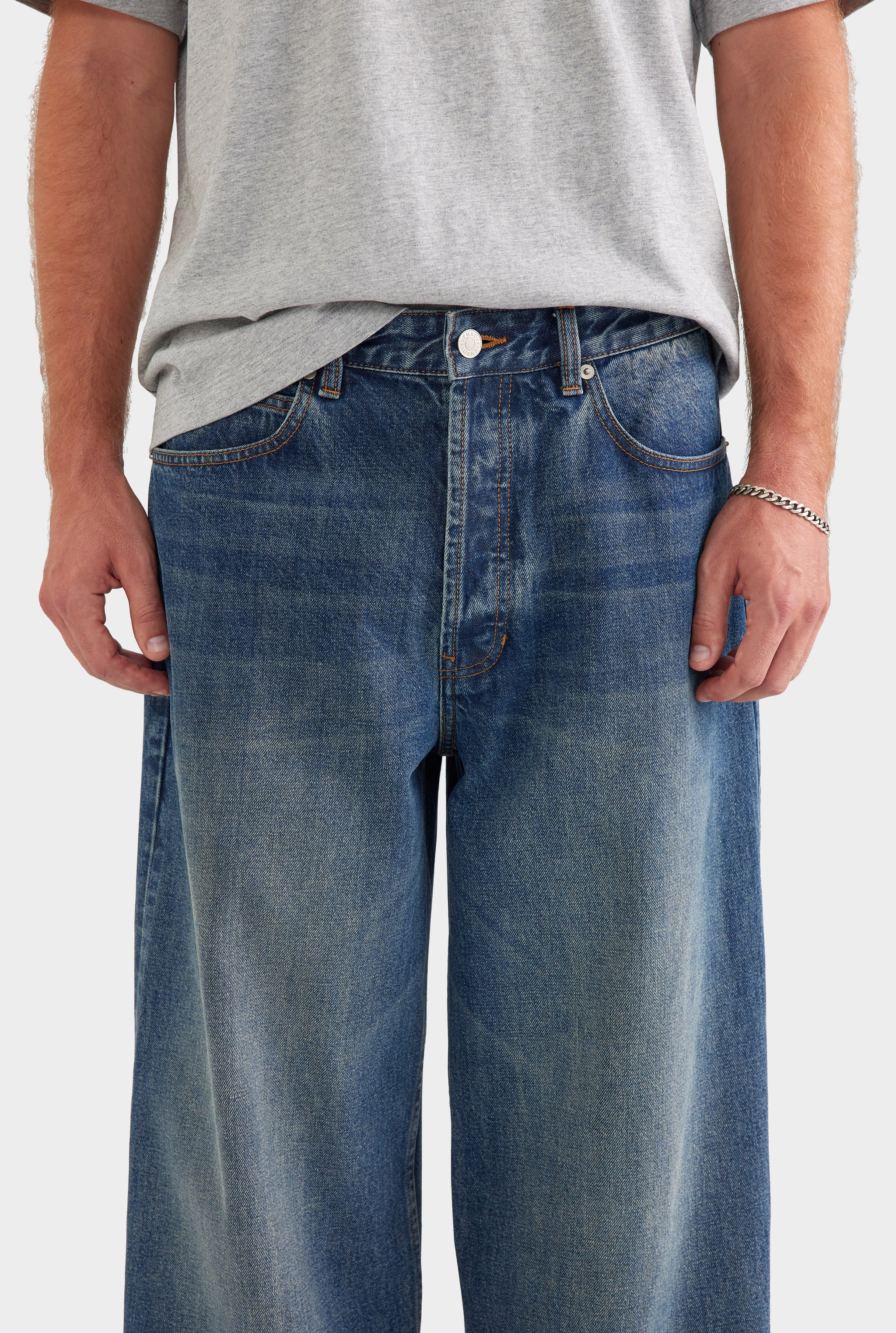 Baggy Denim Jean - Dark Vintage Wash