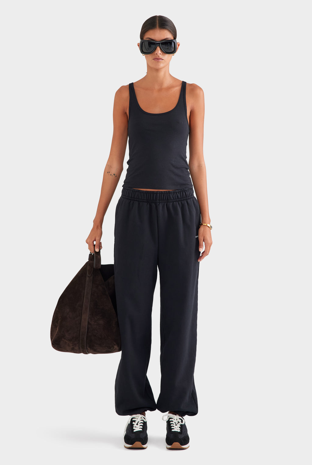 Fleece Track Pant - Black