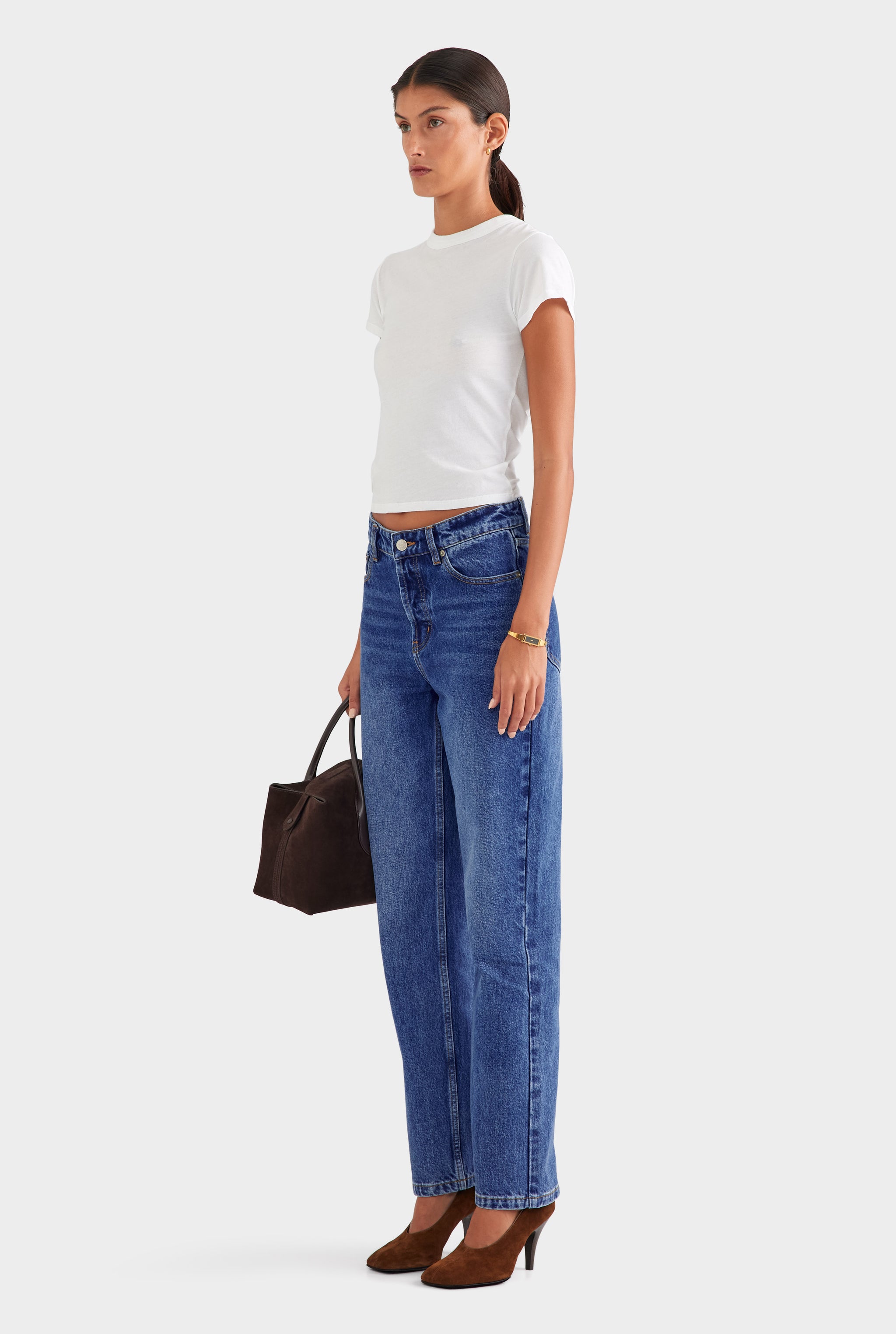 Straight Leg Jean - Mid Indigo