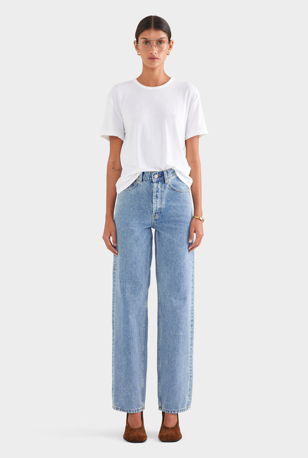 Straight Leg Jean - Light Blue