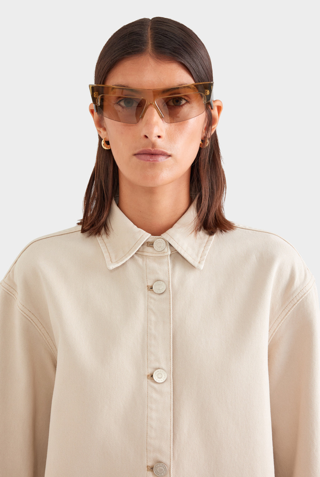 Relaxed Denim Shirt - Washed Stone