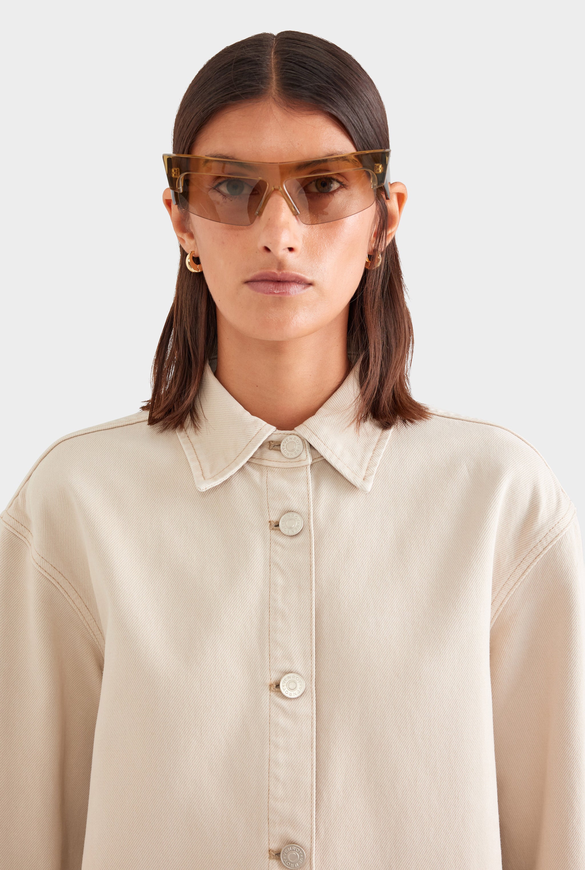 Relaxed Denim Shirt - Washed Stone