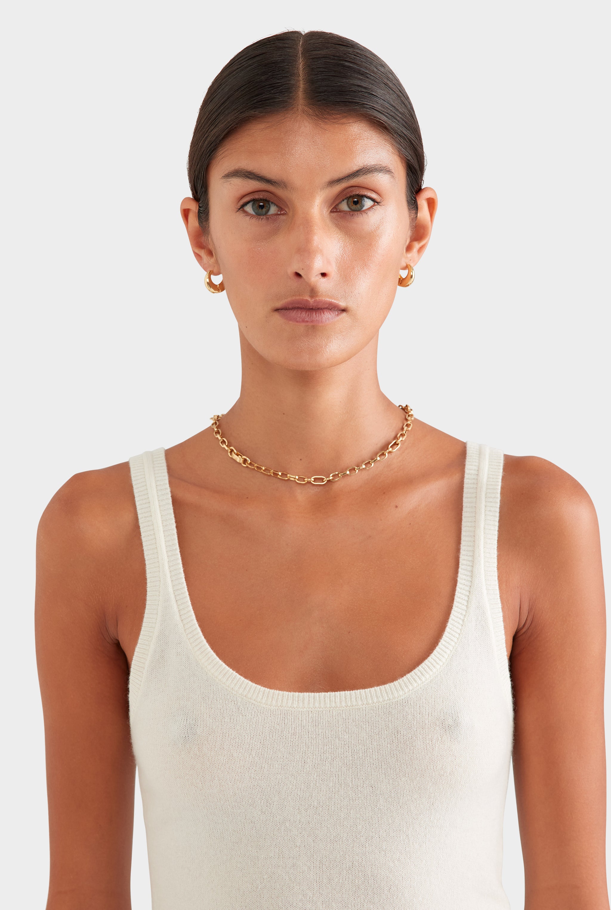 Cashmere Tank - Off White