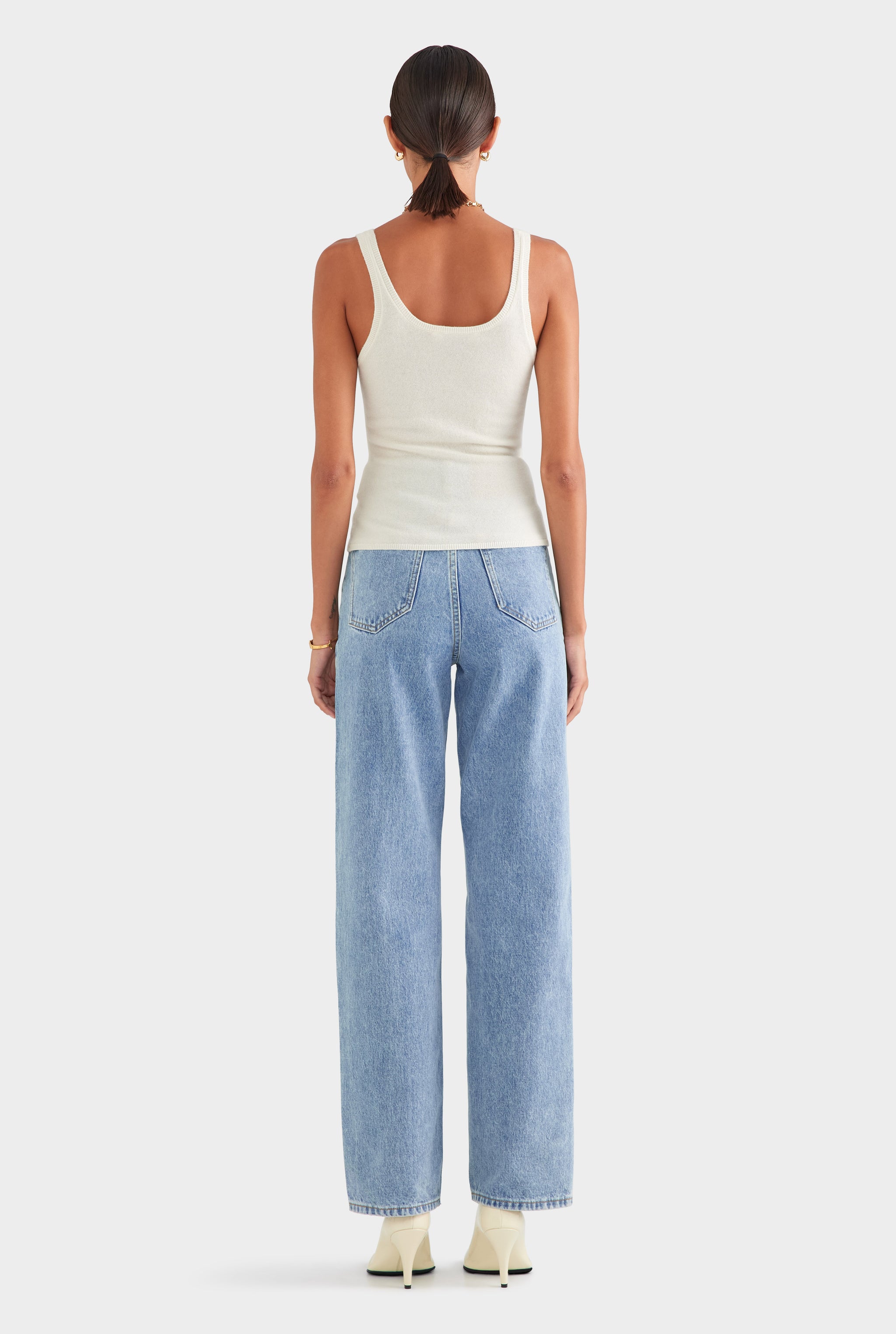 Cashmere Tank - Off White