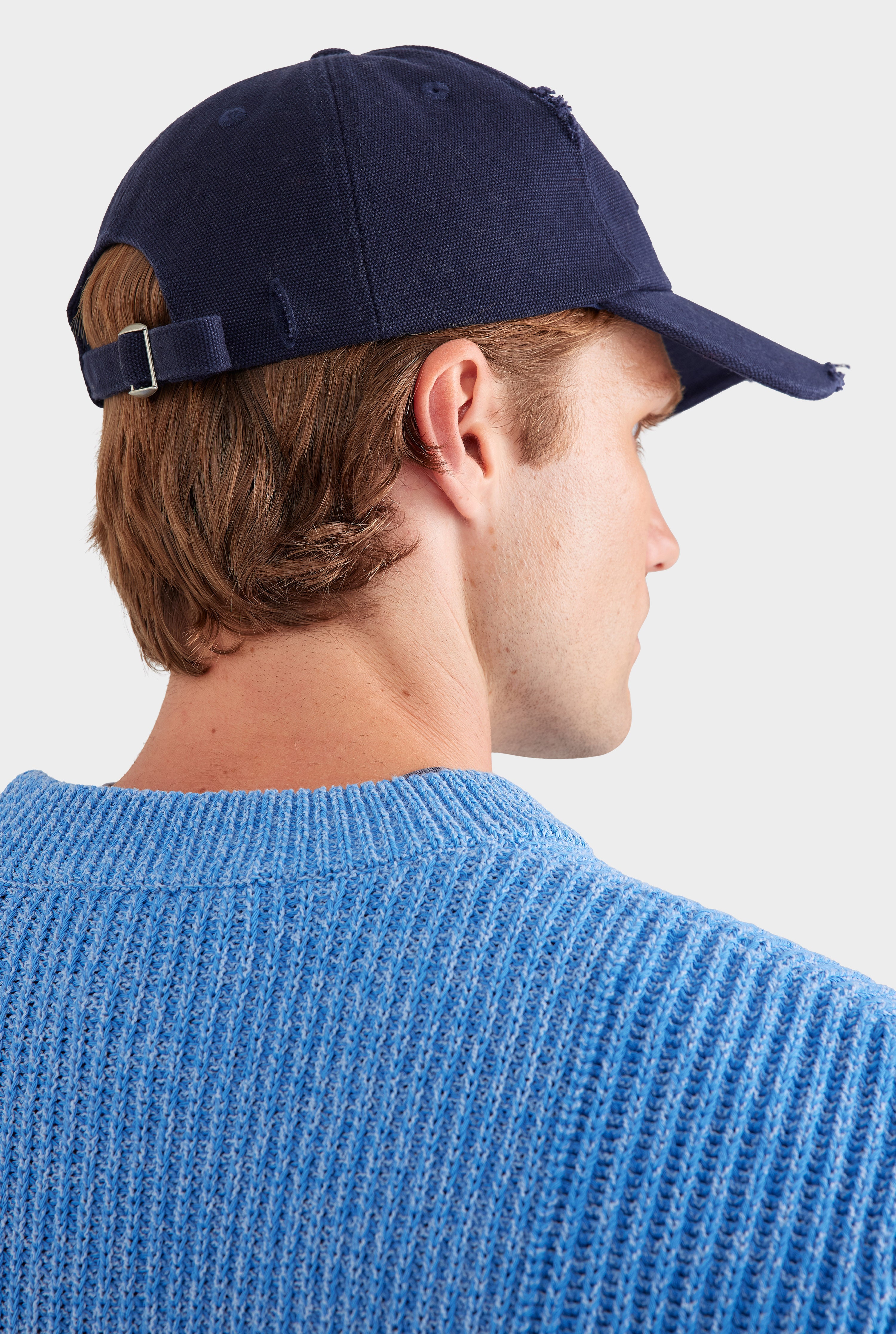 Milano Washed Canvas Cap Navy | Venroy – VENROY