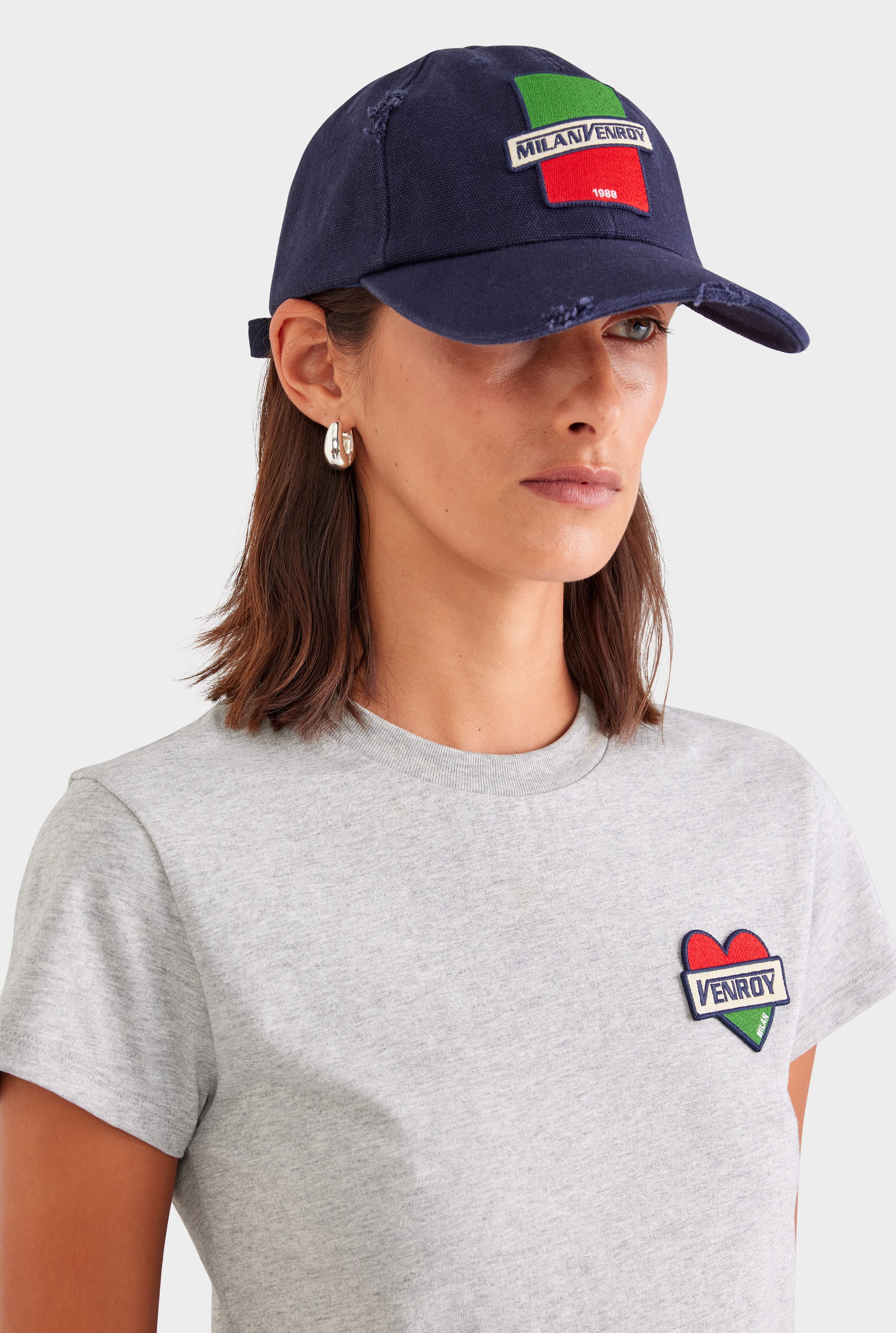 Milano Washed Canvas Cap - Navy