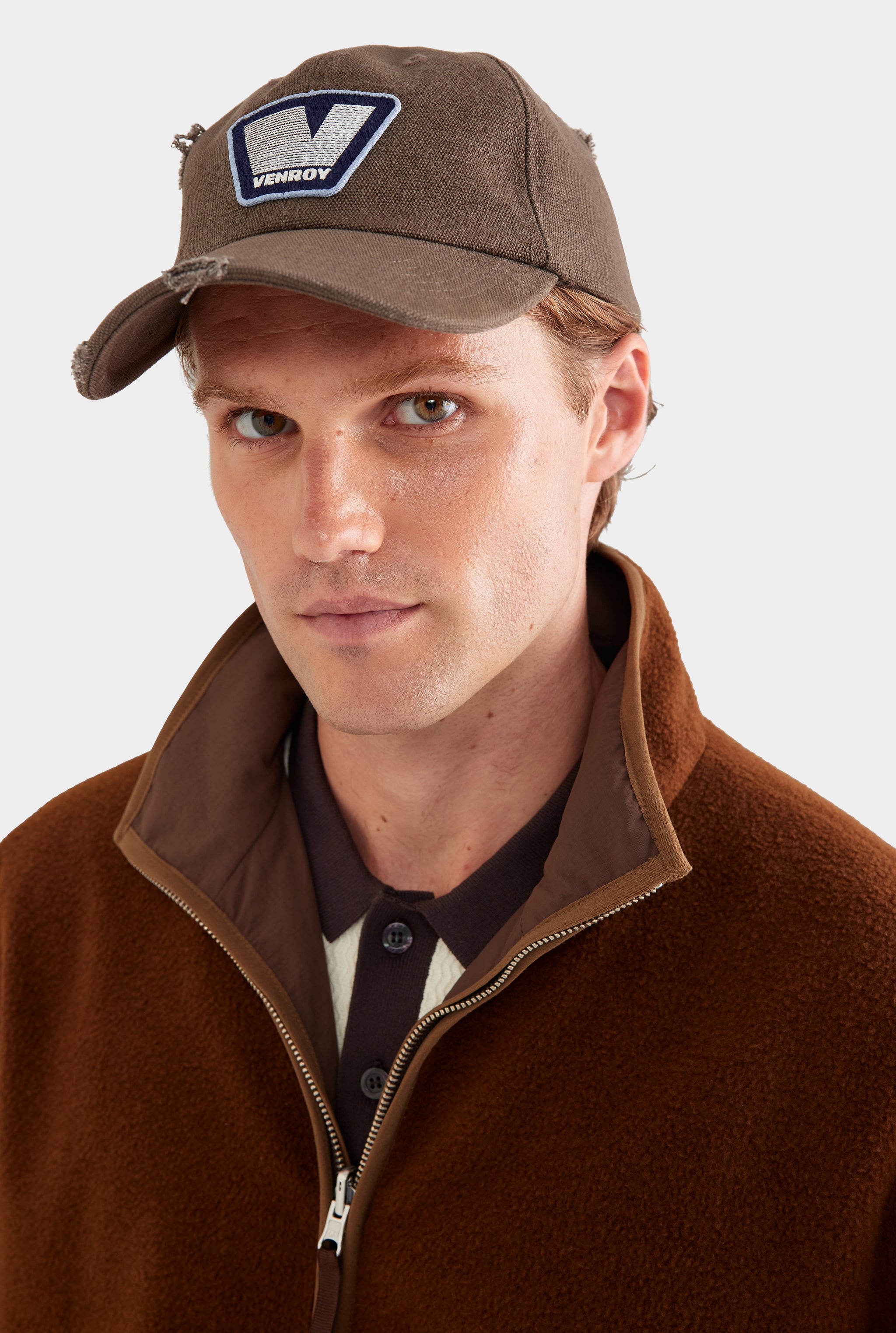 Venroy Washed Canvas Cap - Olive