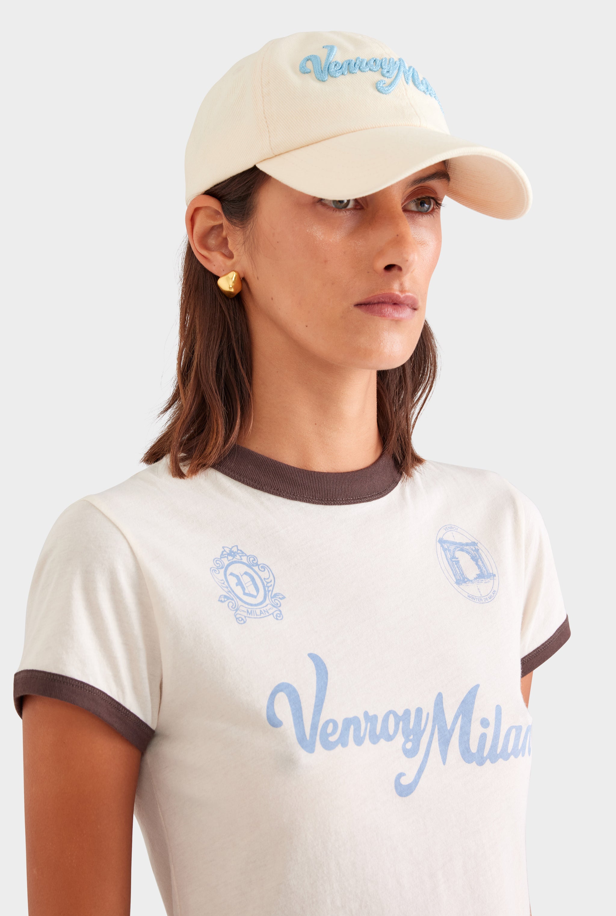 Milano Cotton Twill Cap - Cream