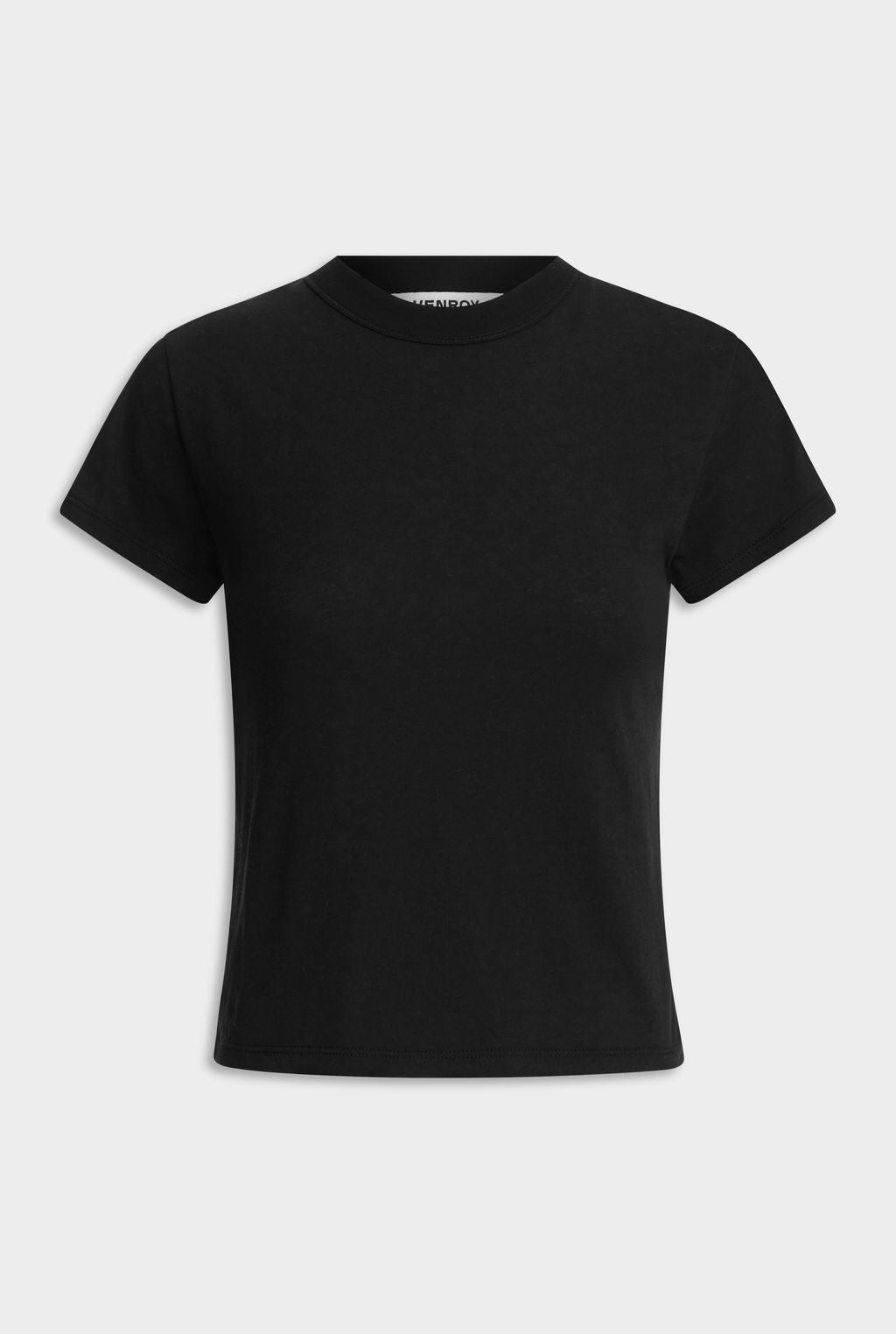 Lightweight Cotton Baby Tee - Black