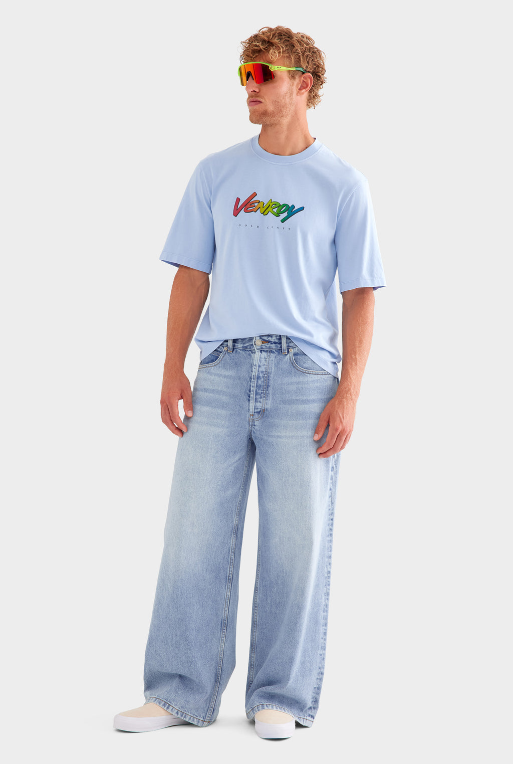 Baggy Denim Jean - Light Blue