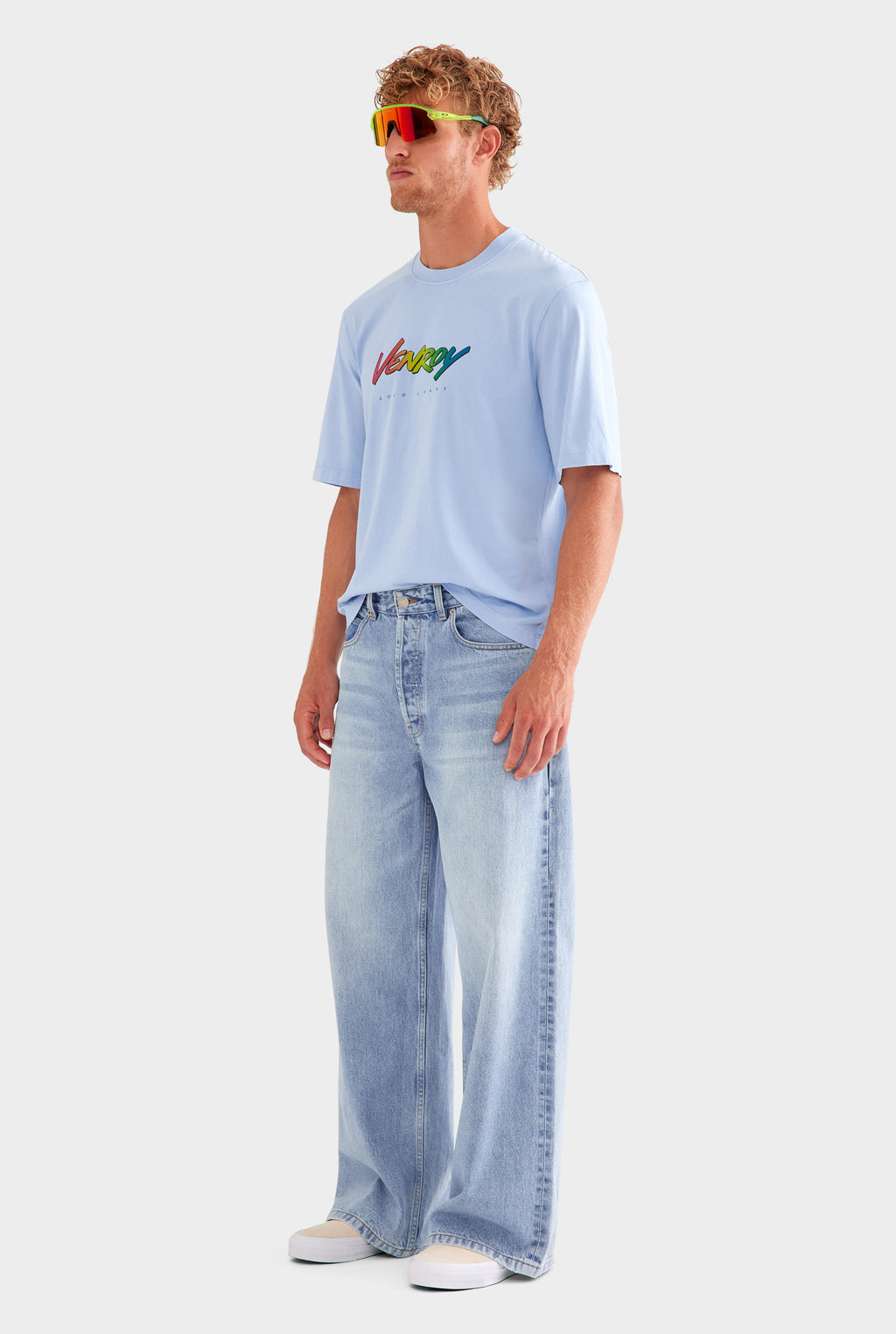 Baggy Denim Jean - Light Blue