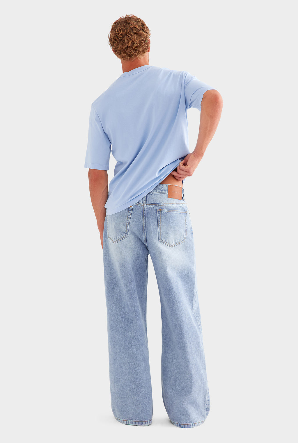 Baggy Denim Jean - Light Blue